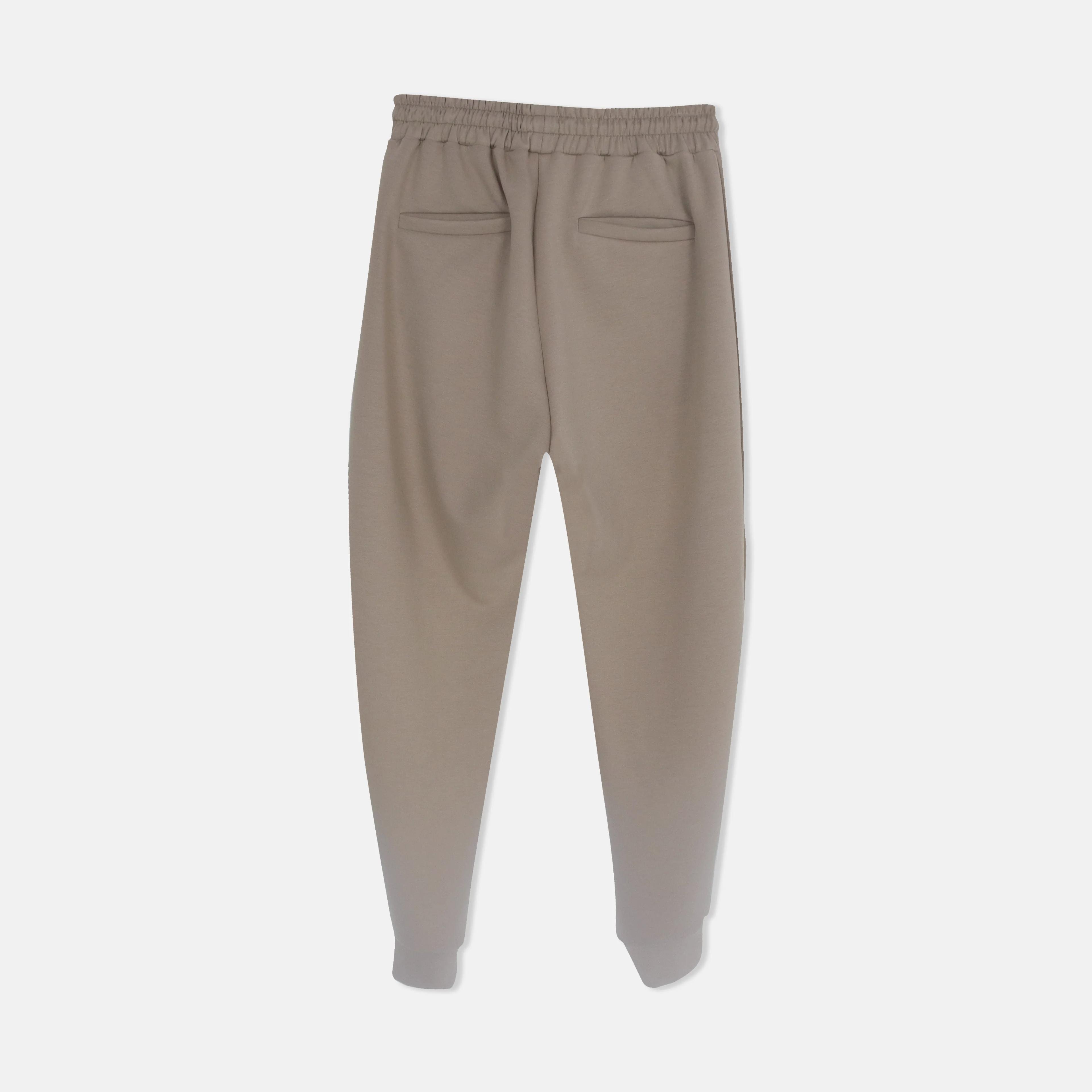 Men's Tapered Cuffed Joggers with Drawstring Thumbnail 4