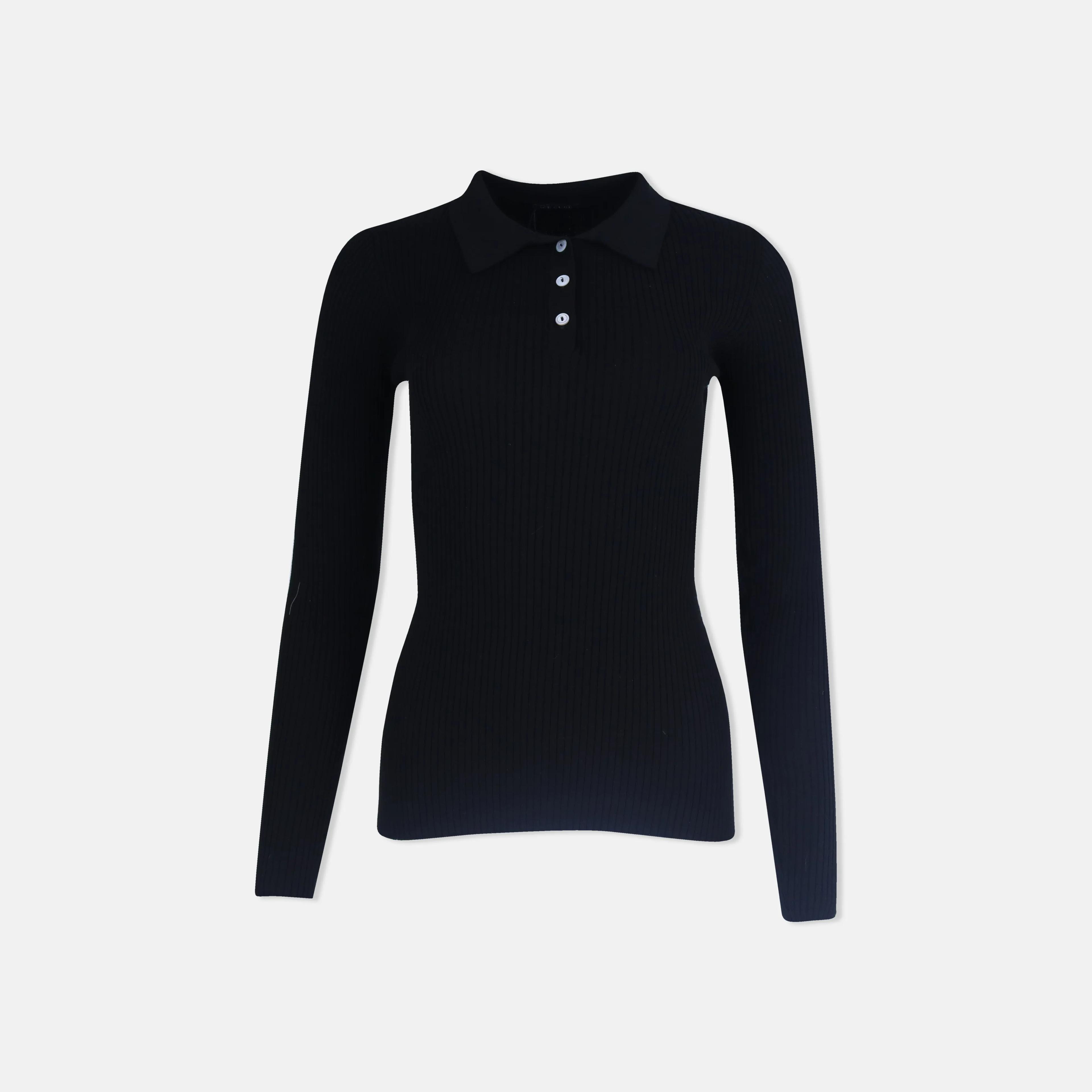 سويتشيرت بولو نسائي بأكمام طويلة Thumbnail 1