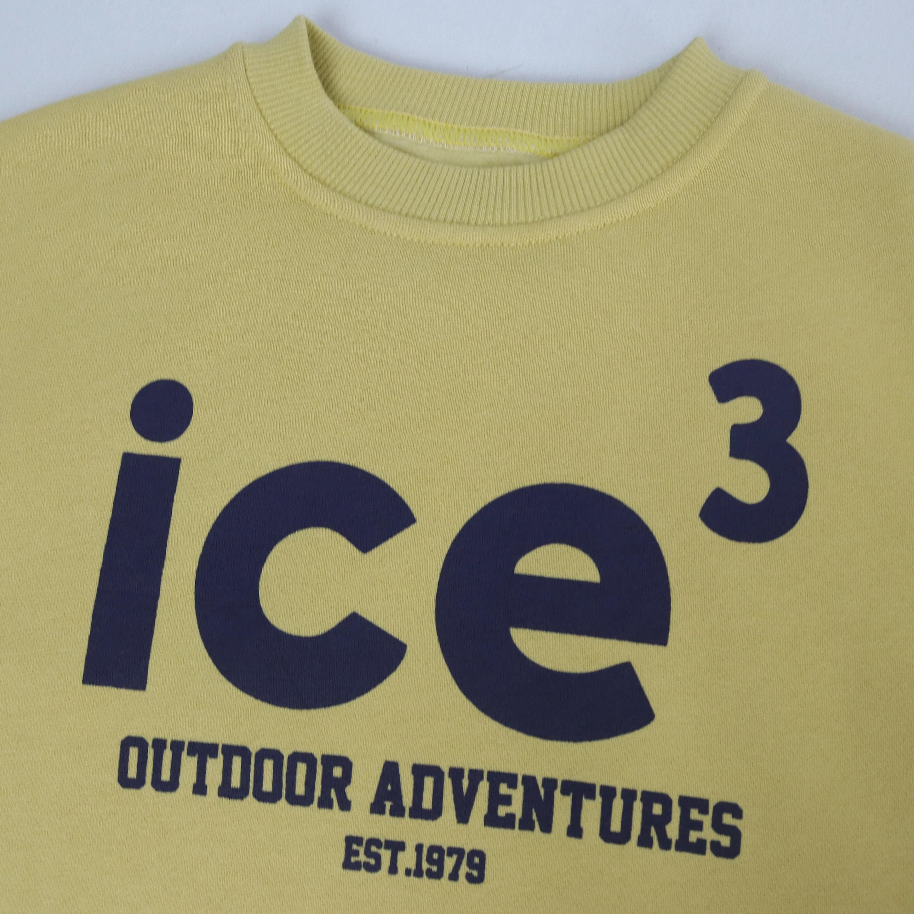 Boys' Graphic Cotton Blend Sweater - Crew Neck Thumbnail 2