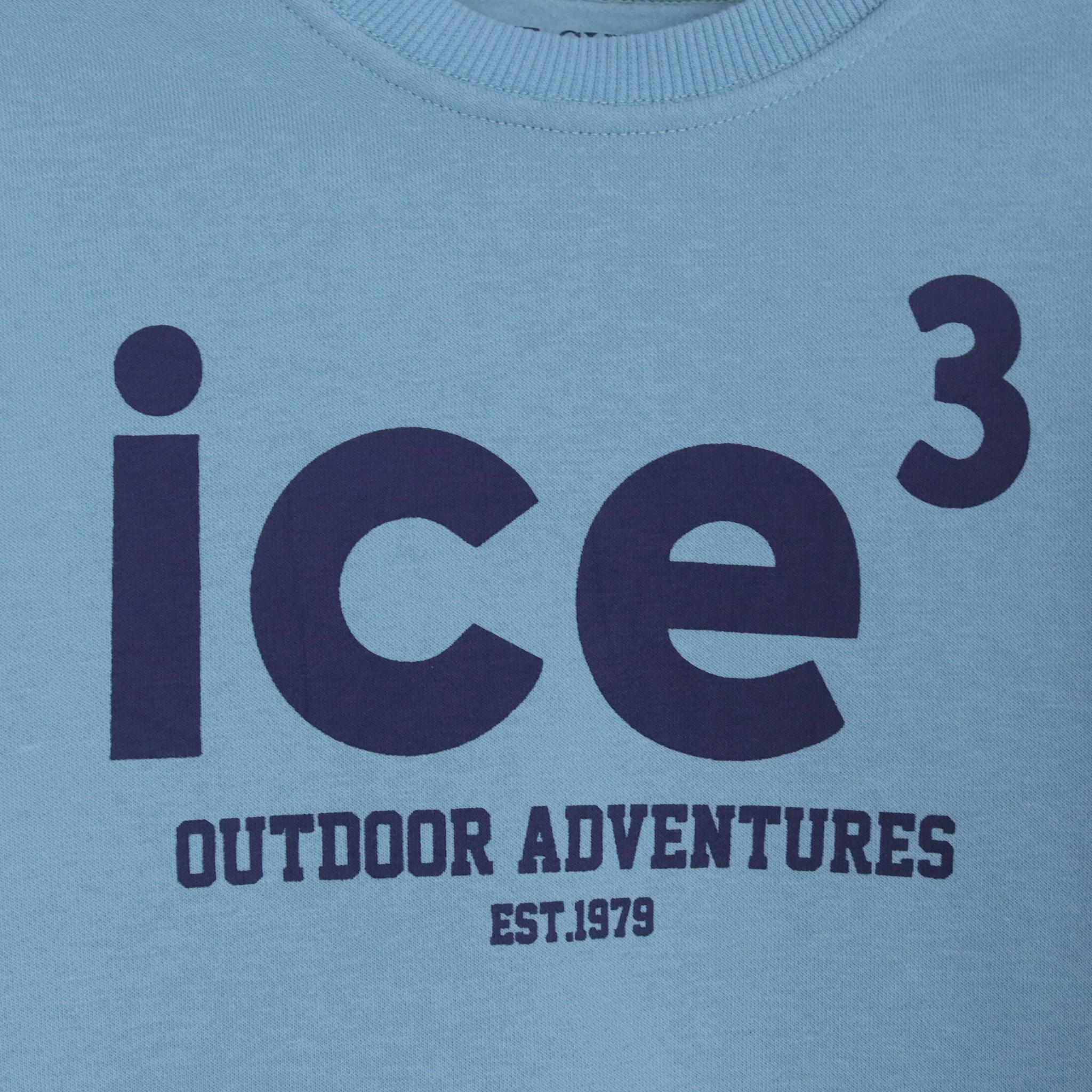 Boys' Graphic Cotton Blend Sweater - Crew Neck media preview 3