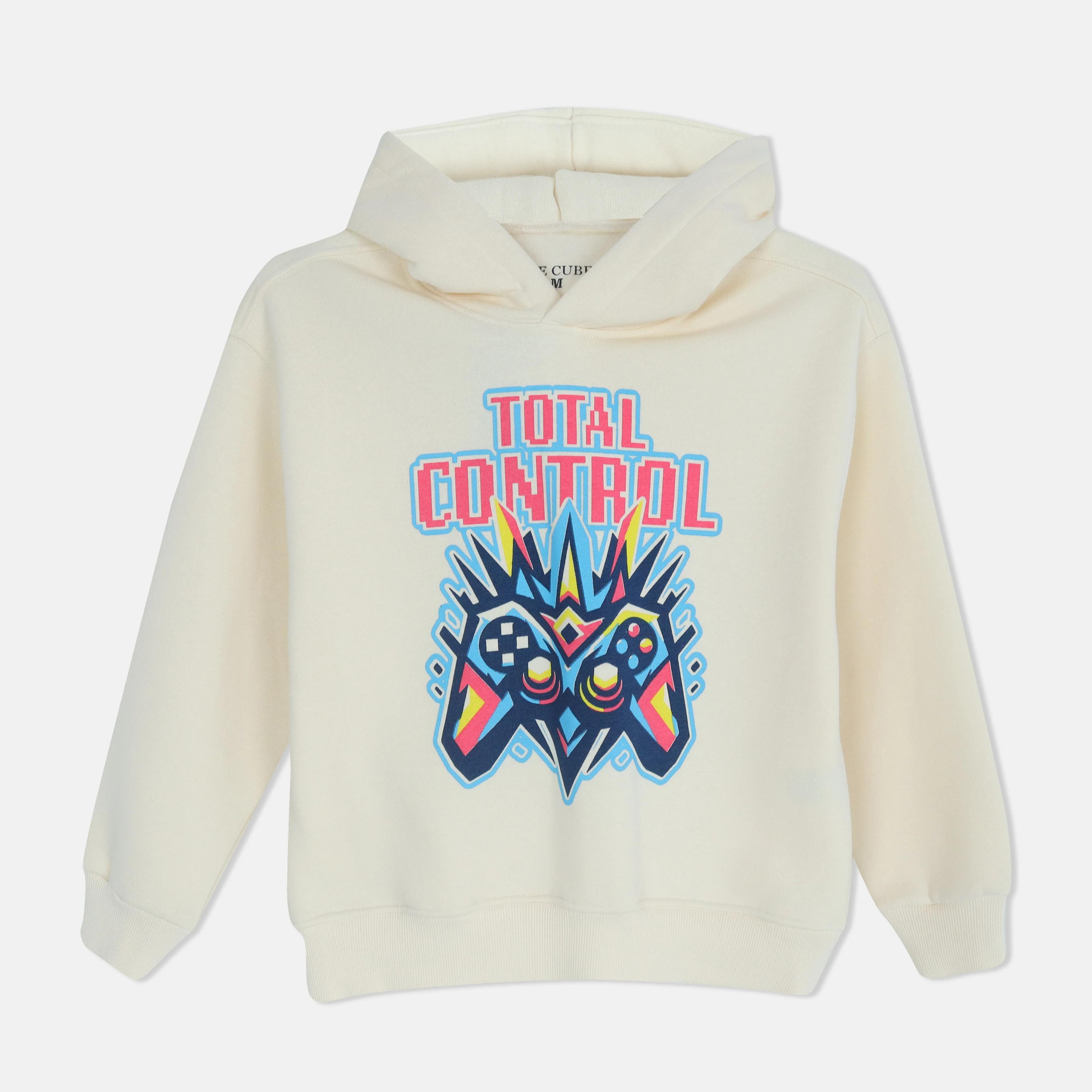 Boy's Gaming Graphic Hooded Sweatshirt Thumbnail 1
