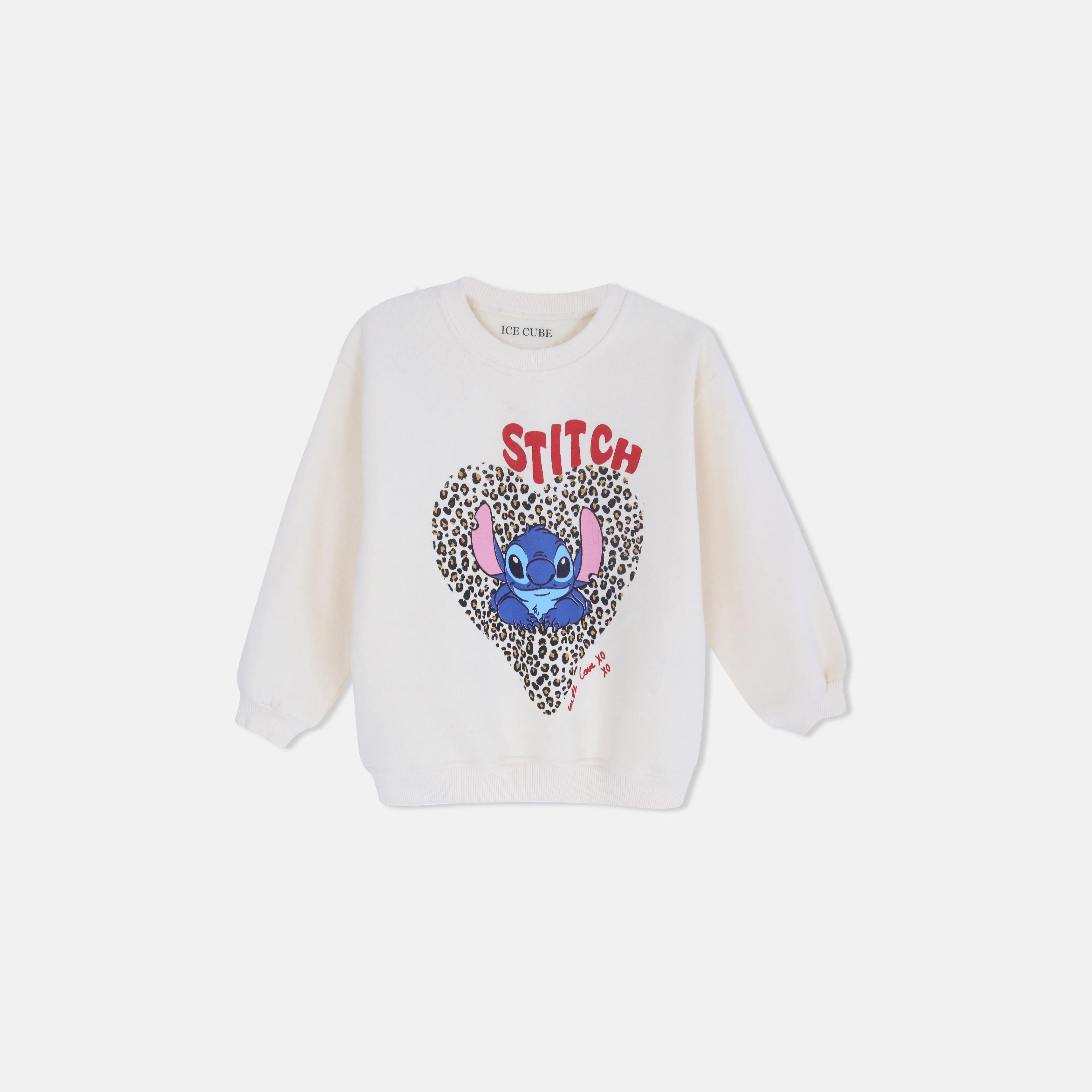 سترة بناتية برسومات غرز وياقة دائرية Thumbnail 1