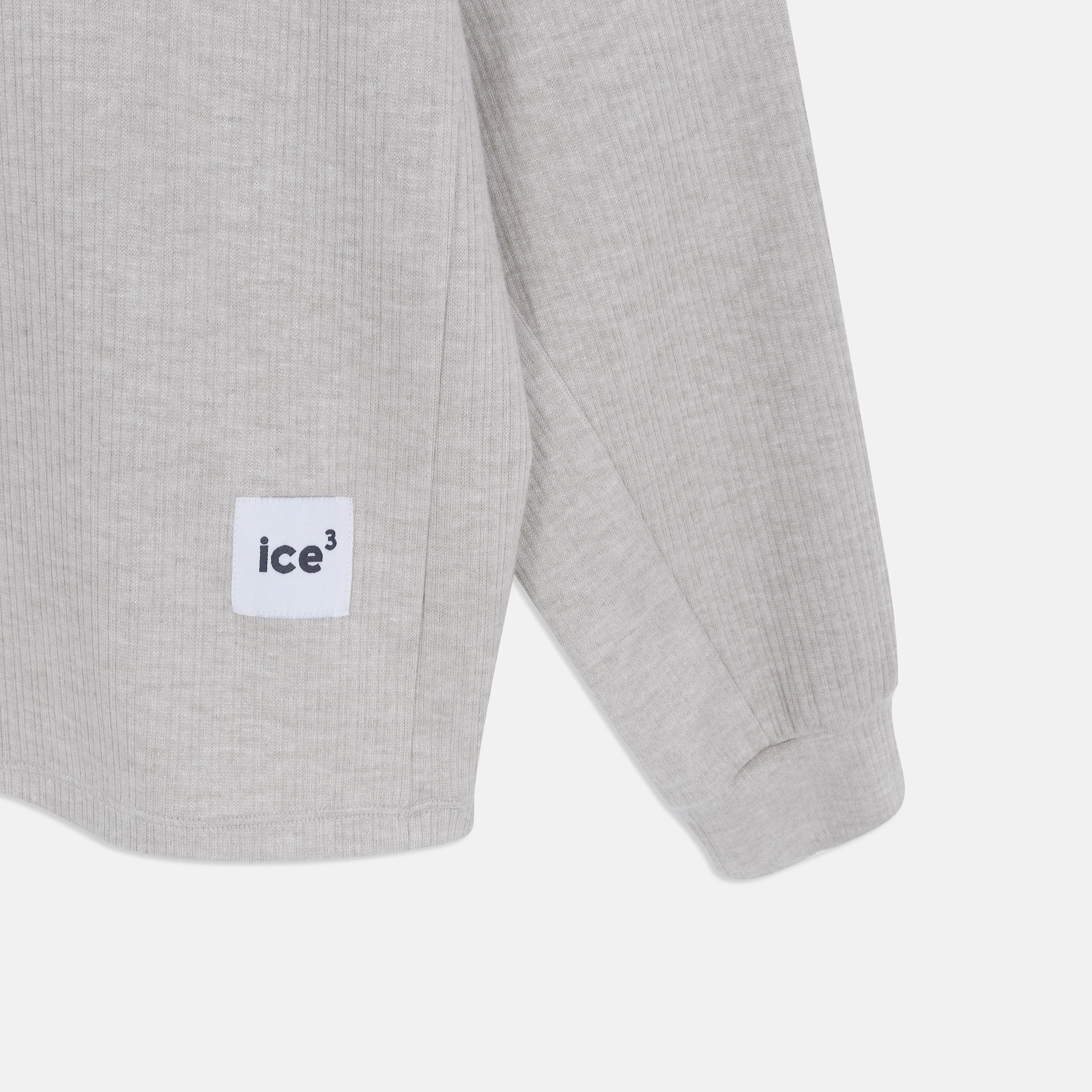 Long Sleeve Waffle Crewneck Sweater Thumbnail 2