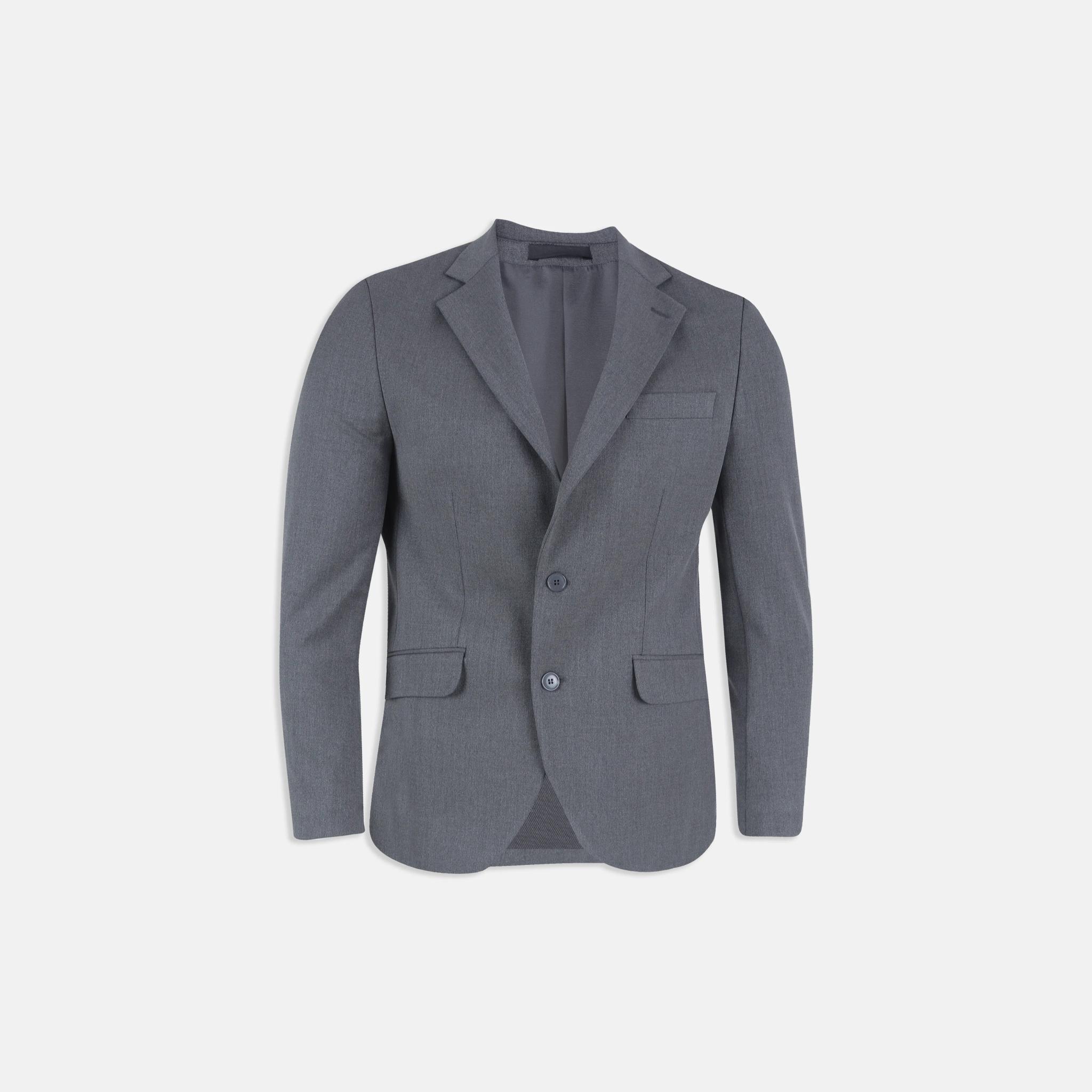 جاكيت رياضي محبوك بقصّة Slim Fit مع جيوب جانبية alternative product image