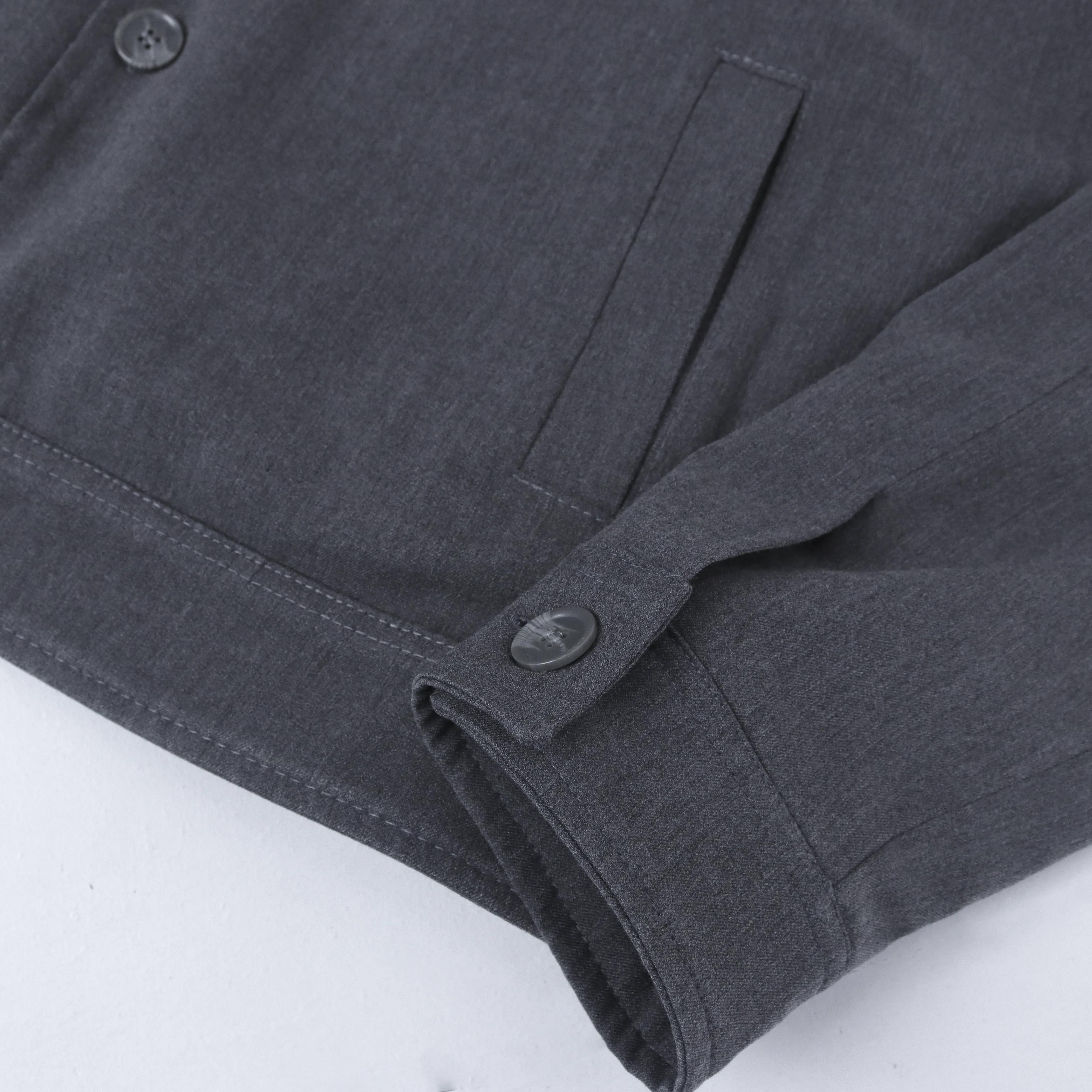 جاكيت رجالي مطاطي بأزرار أمامية Thumbnail 3