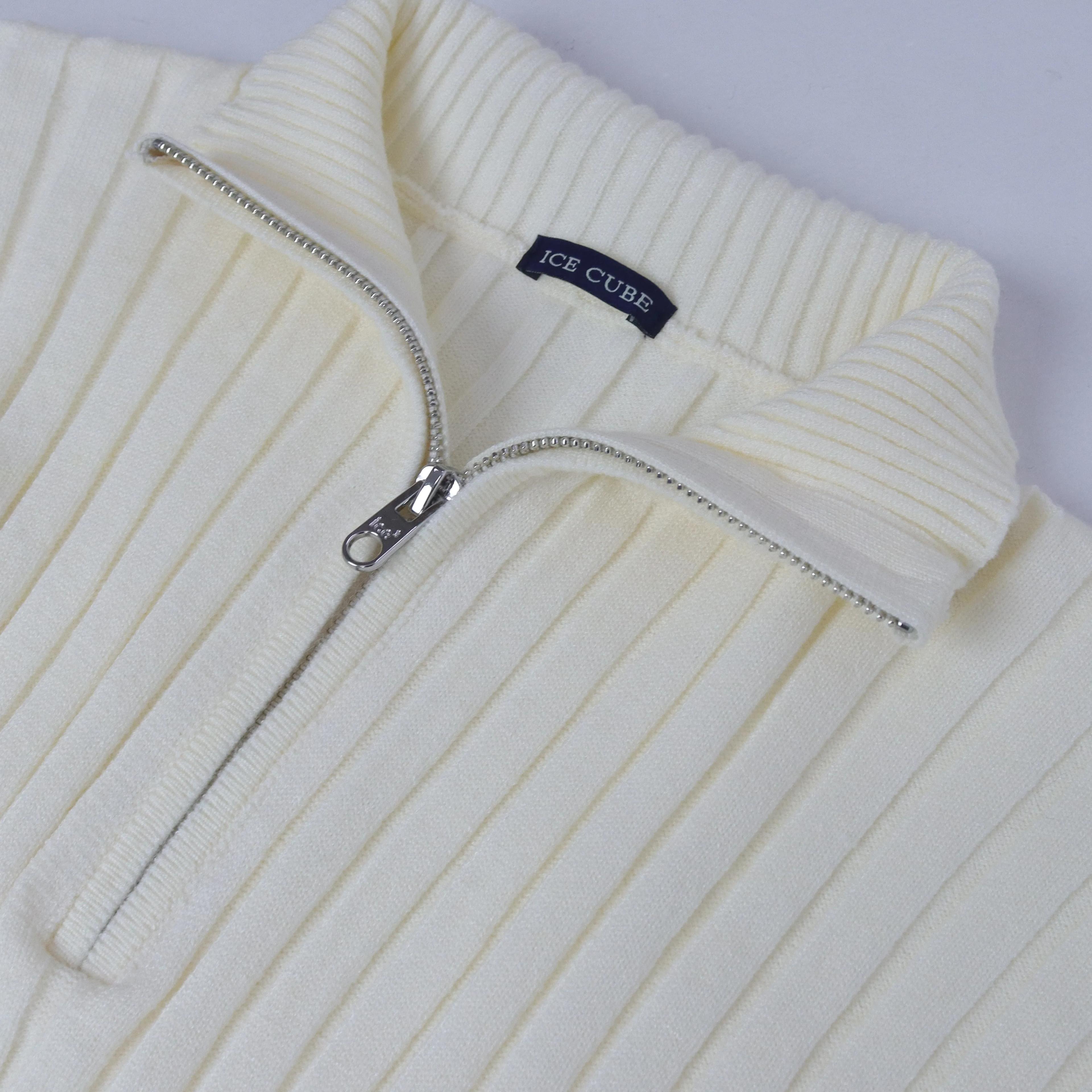 Half-Zip Knit Sweatshirt Thumbnail 2