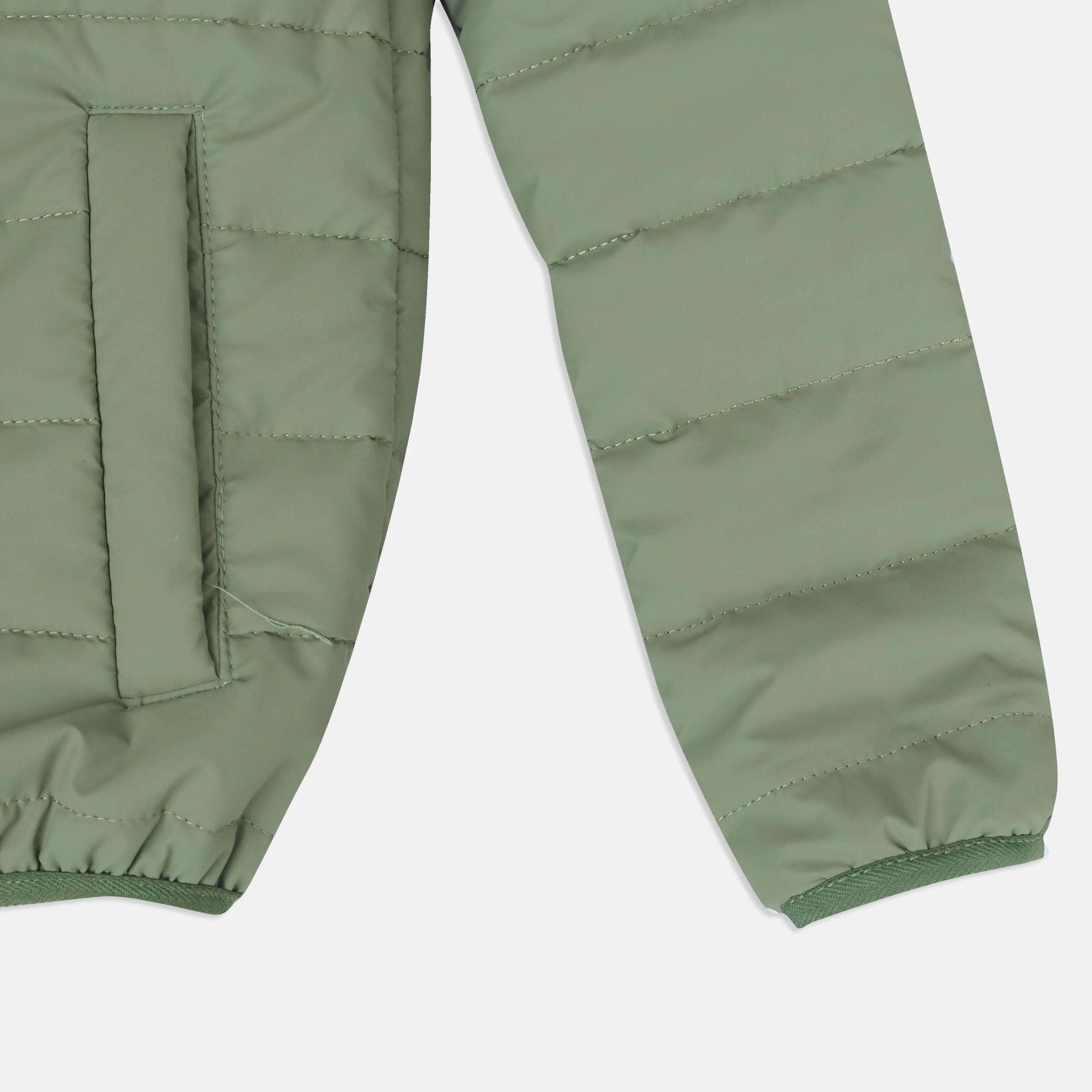 سترة منفوخة بغطاء رأس للأولاد Thumbnail 3