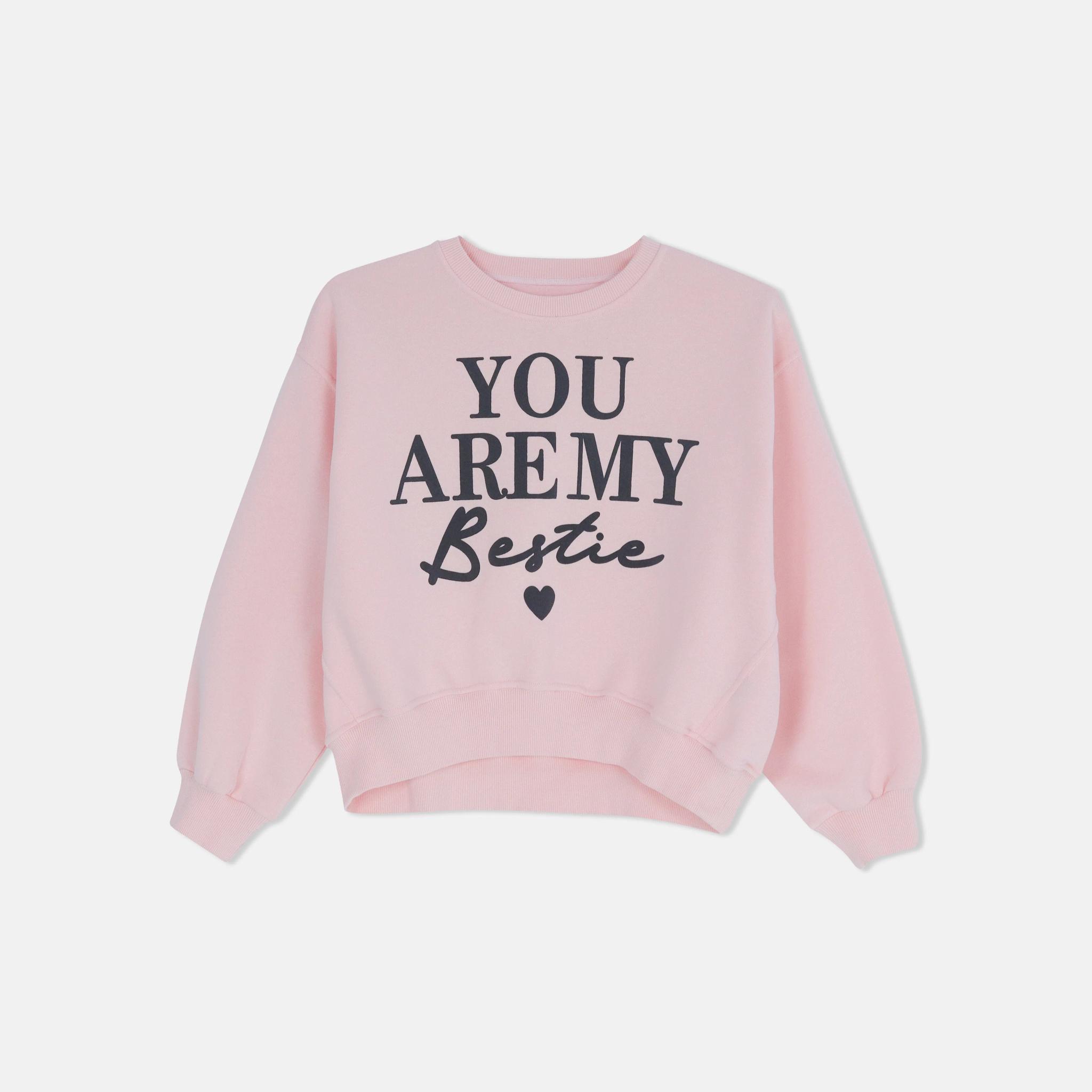 بلوفر من مزيج القطن مع رسومات للبنات alternative product image