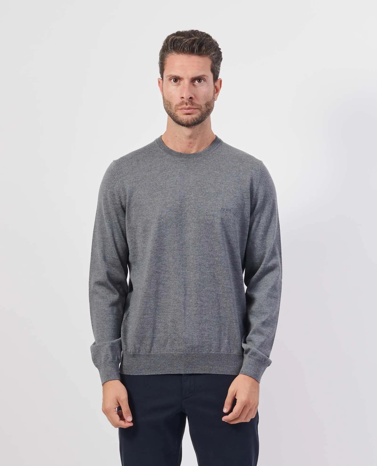Boss Long Sleeve Wool Sweater alternative product image