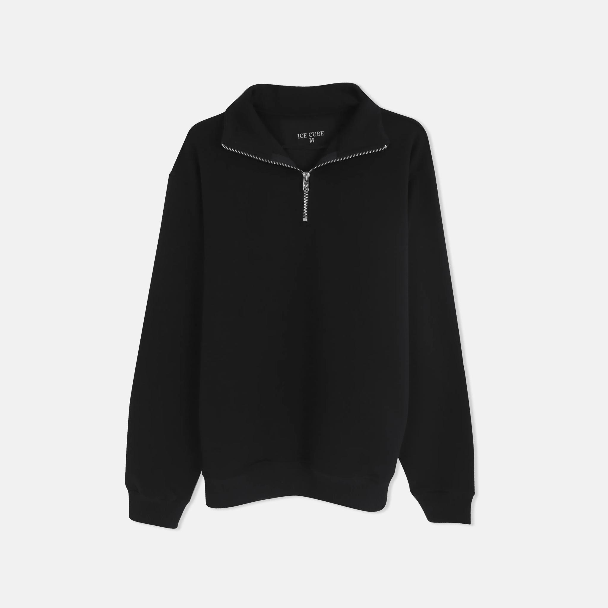 سويت شيرت رجالي من الصوف بسحاب ربع alternative product image