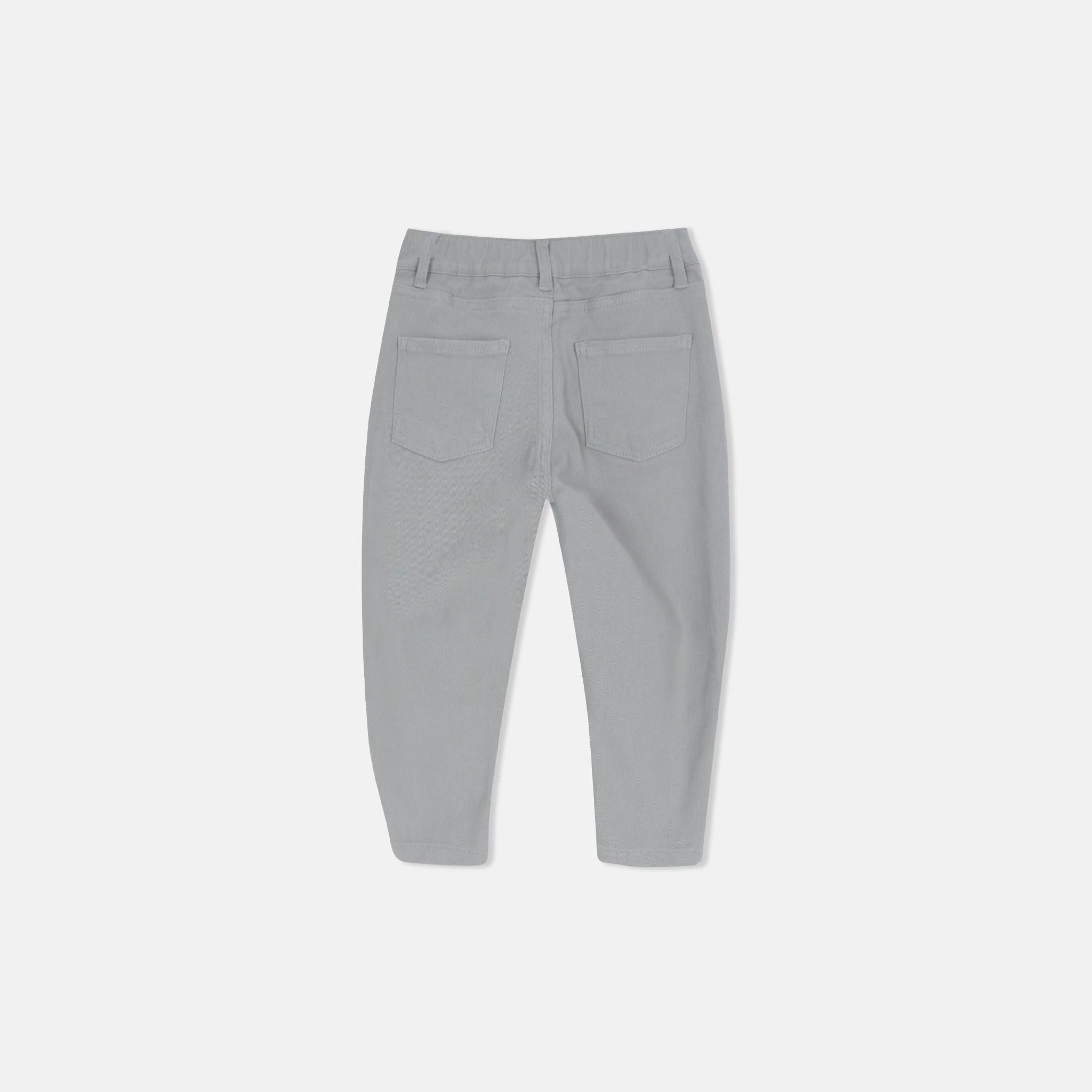 بنطال مطاطي من القطن والإسباندكس للأولاد media preview 3