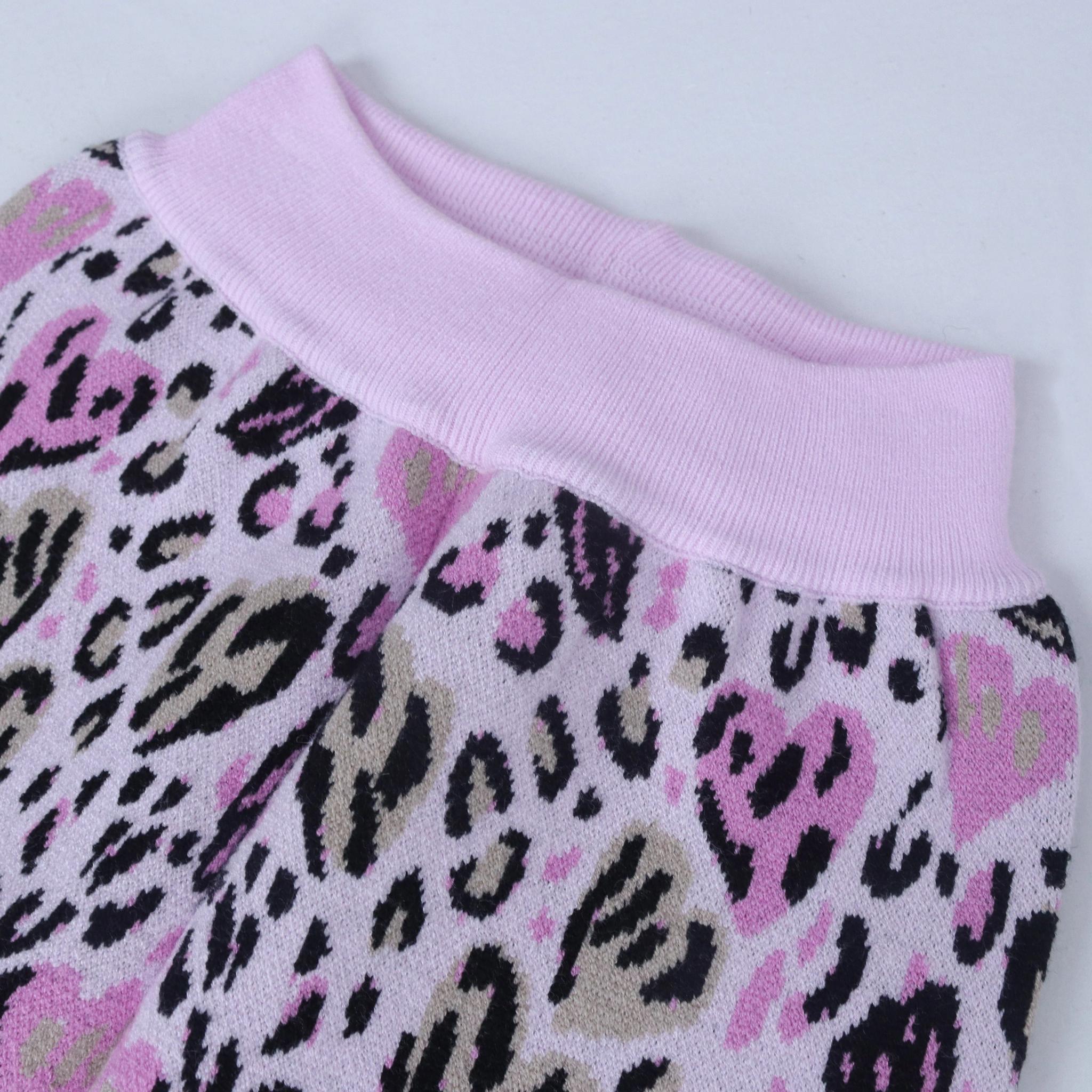 سترة قطنية مريحة للبنات - أكمام مخططة متباينة media preview 6