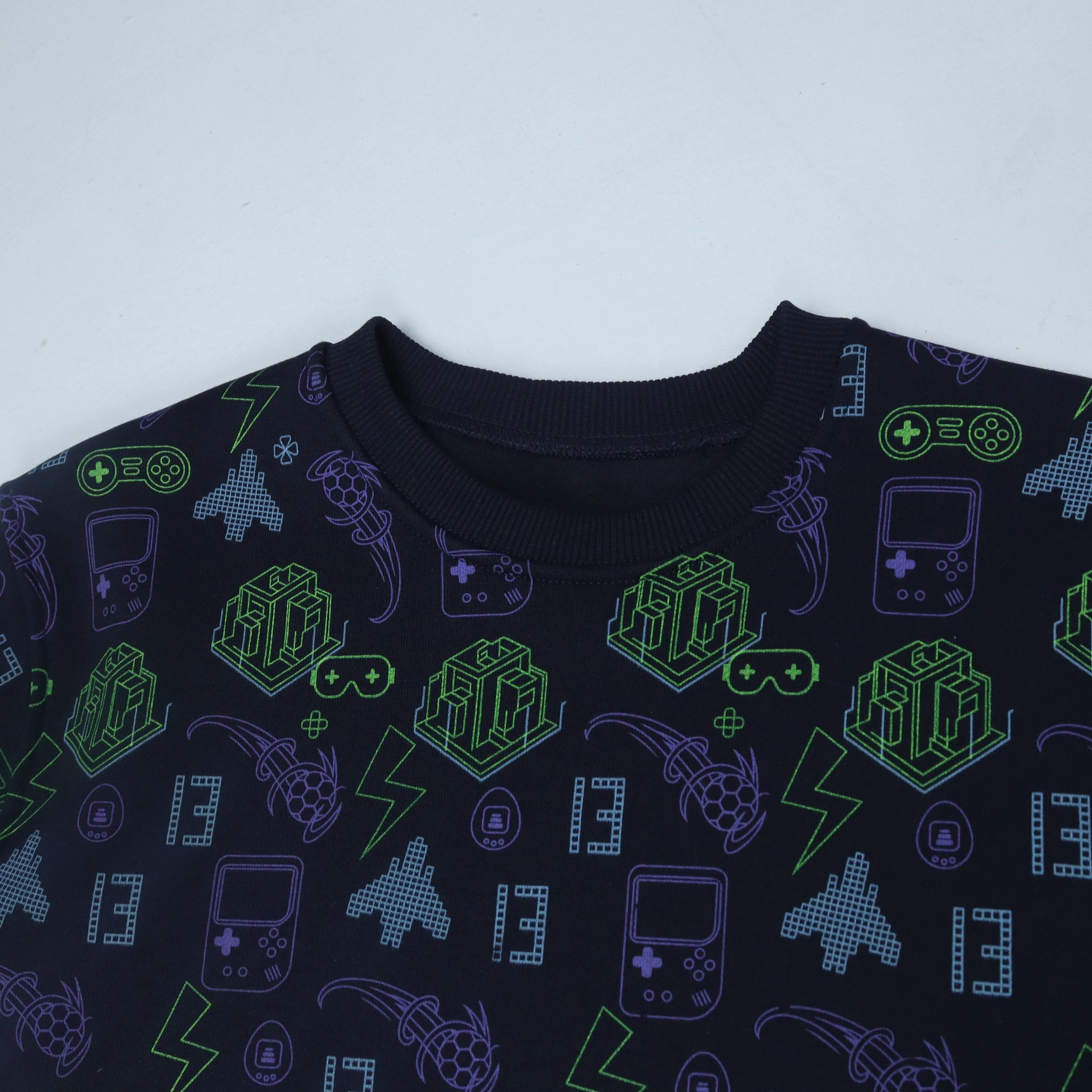 سويت شيرت بطابع الألعاب للأولاد Thumbnail 2
