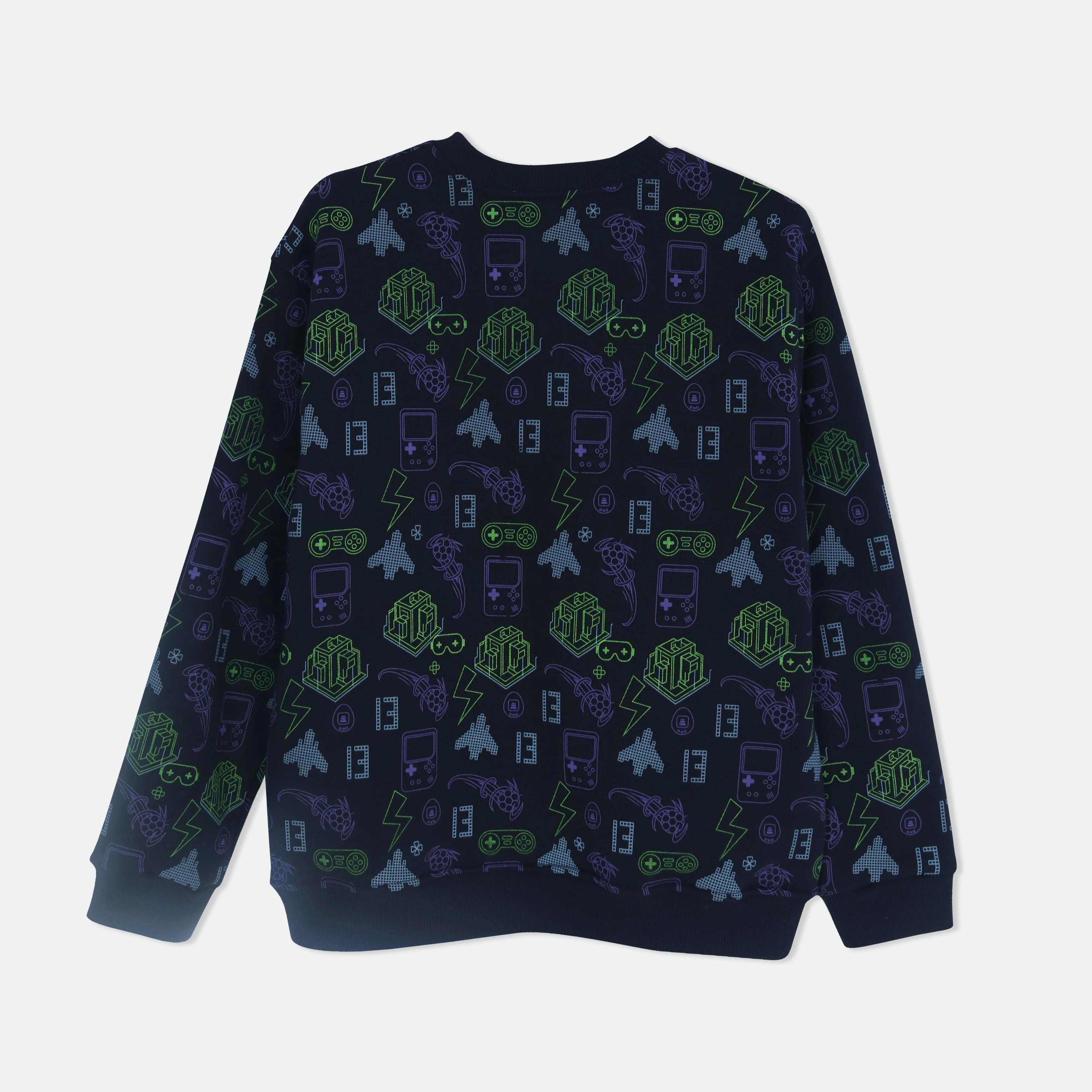 سويت شيرت بطابع الألعاب للأولاد Thumbnail 3