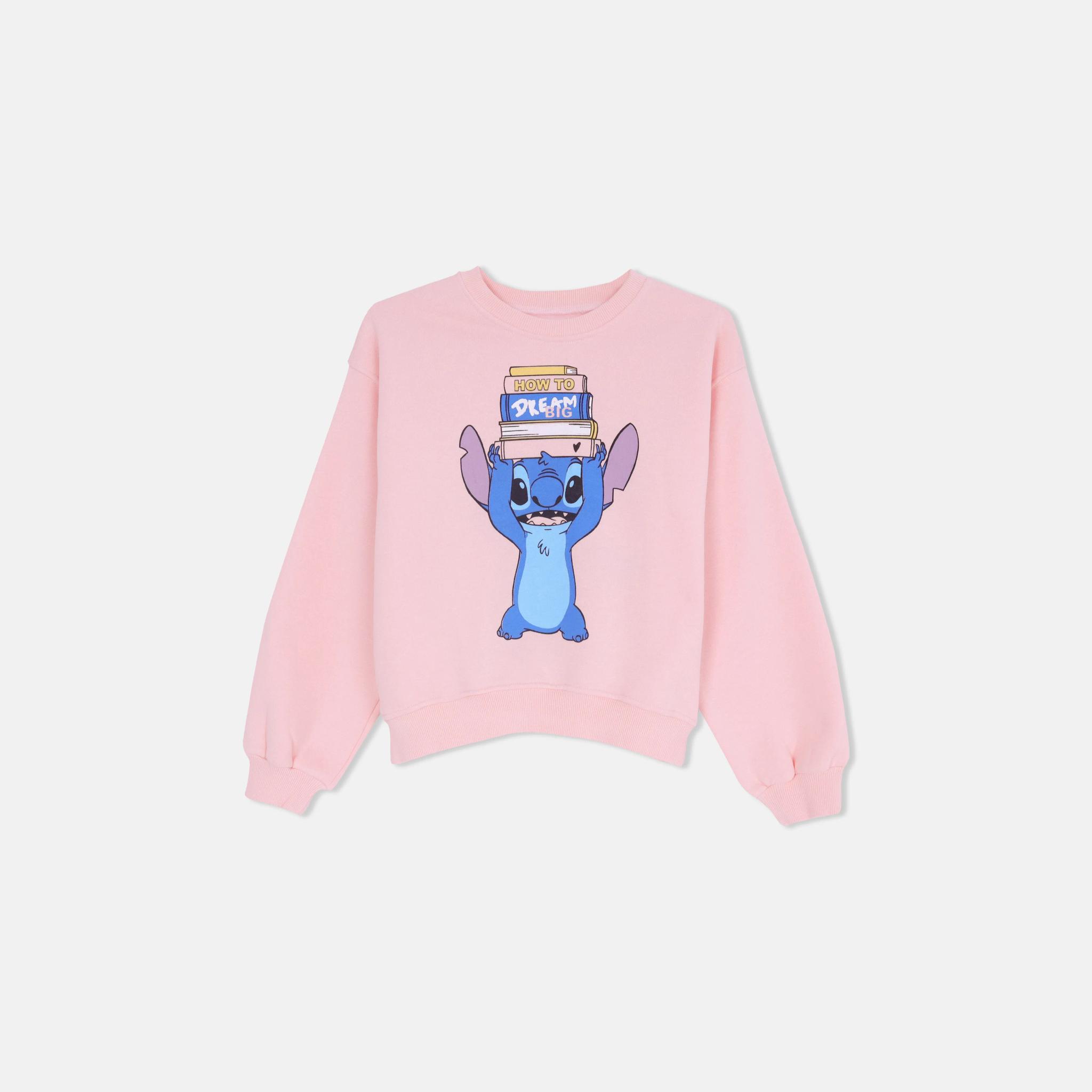 سويت شيرت بطبعة جرافيكية للبنات alternative product image