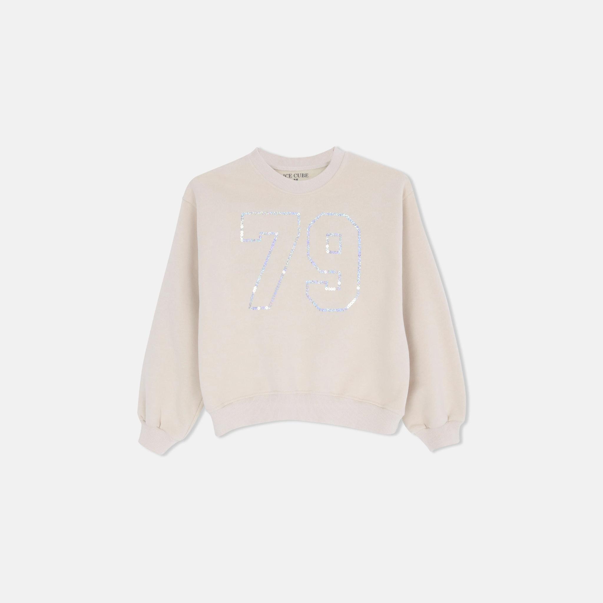 سويت شيرت بطبعة جرافيكية للبنات alternative product image