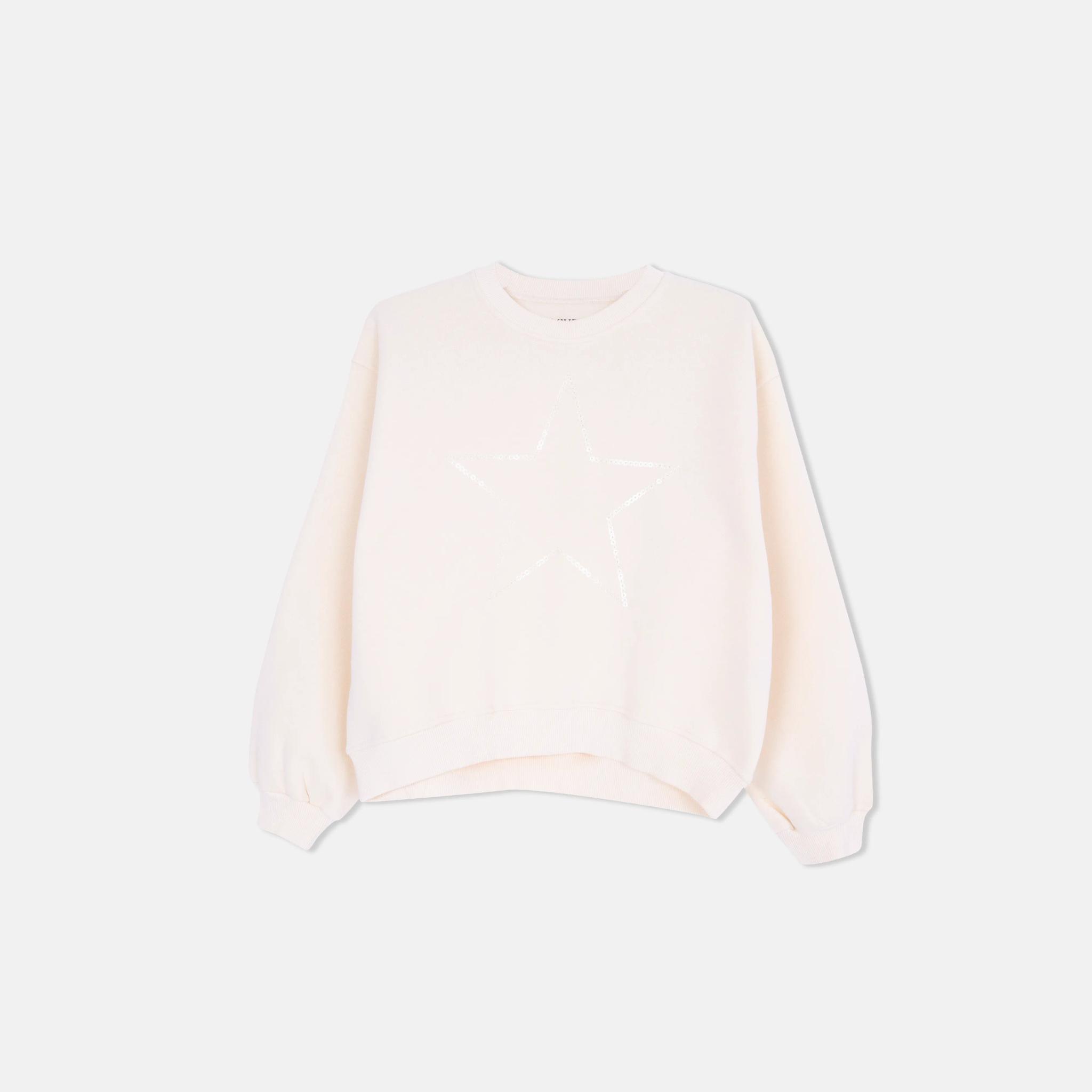 سويت شيرت بطبعة جرافيكية للبنات alternative product image