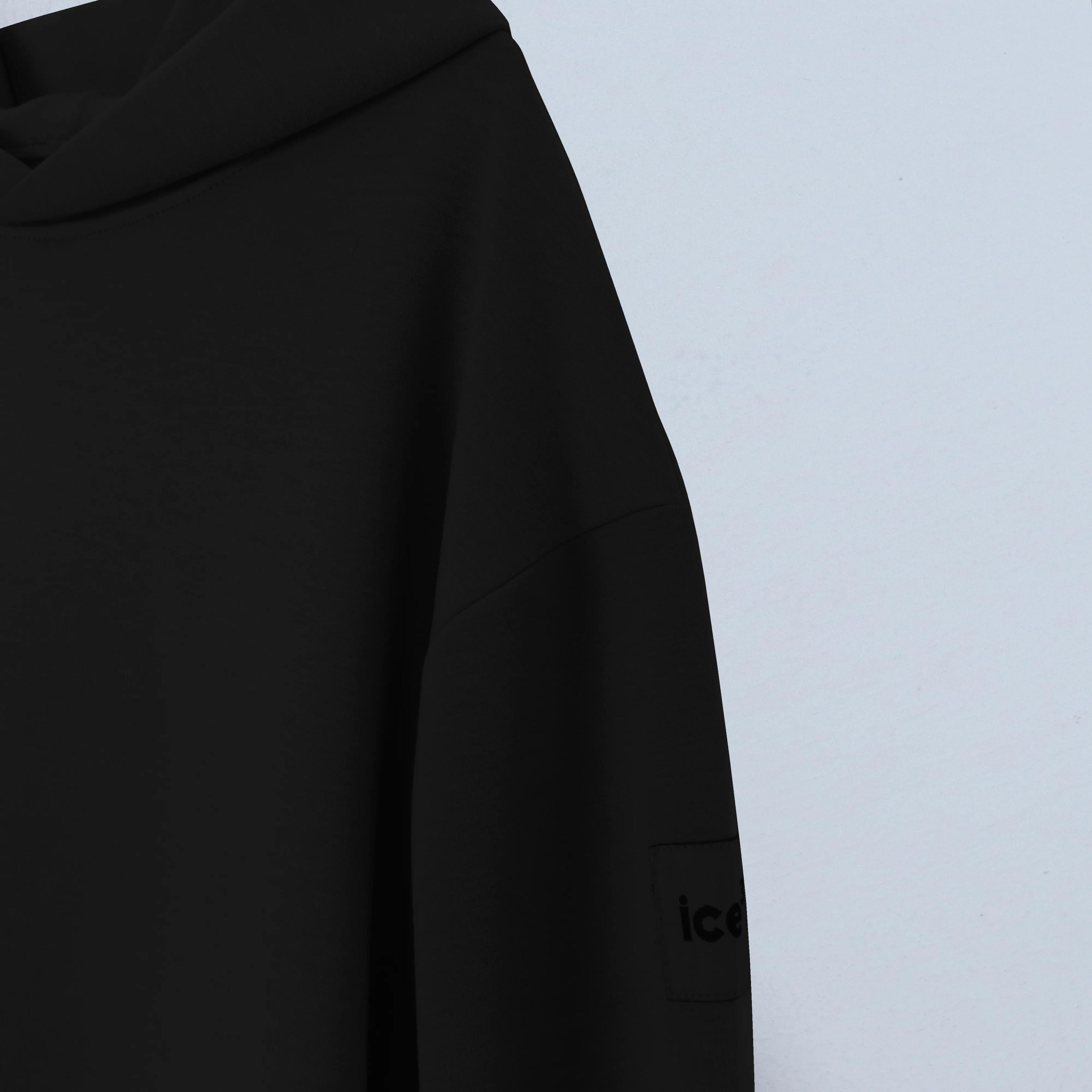 سويت شيرت نسائي قصير مع غطاء للرأس Thumbnail 3