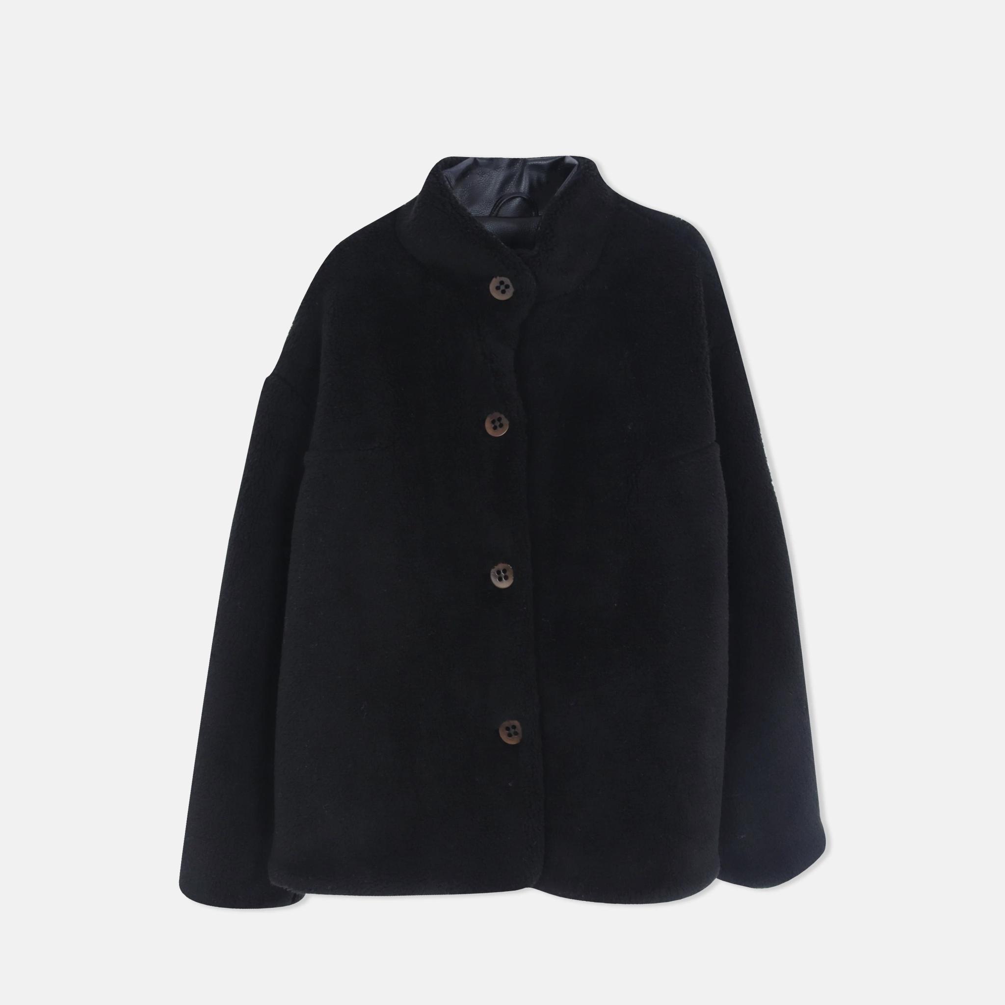 سترة نسائية مبطنة بالفرو alternative product image