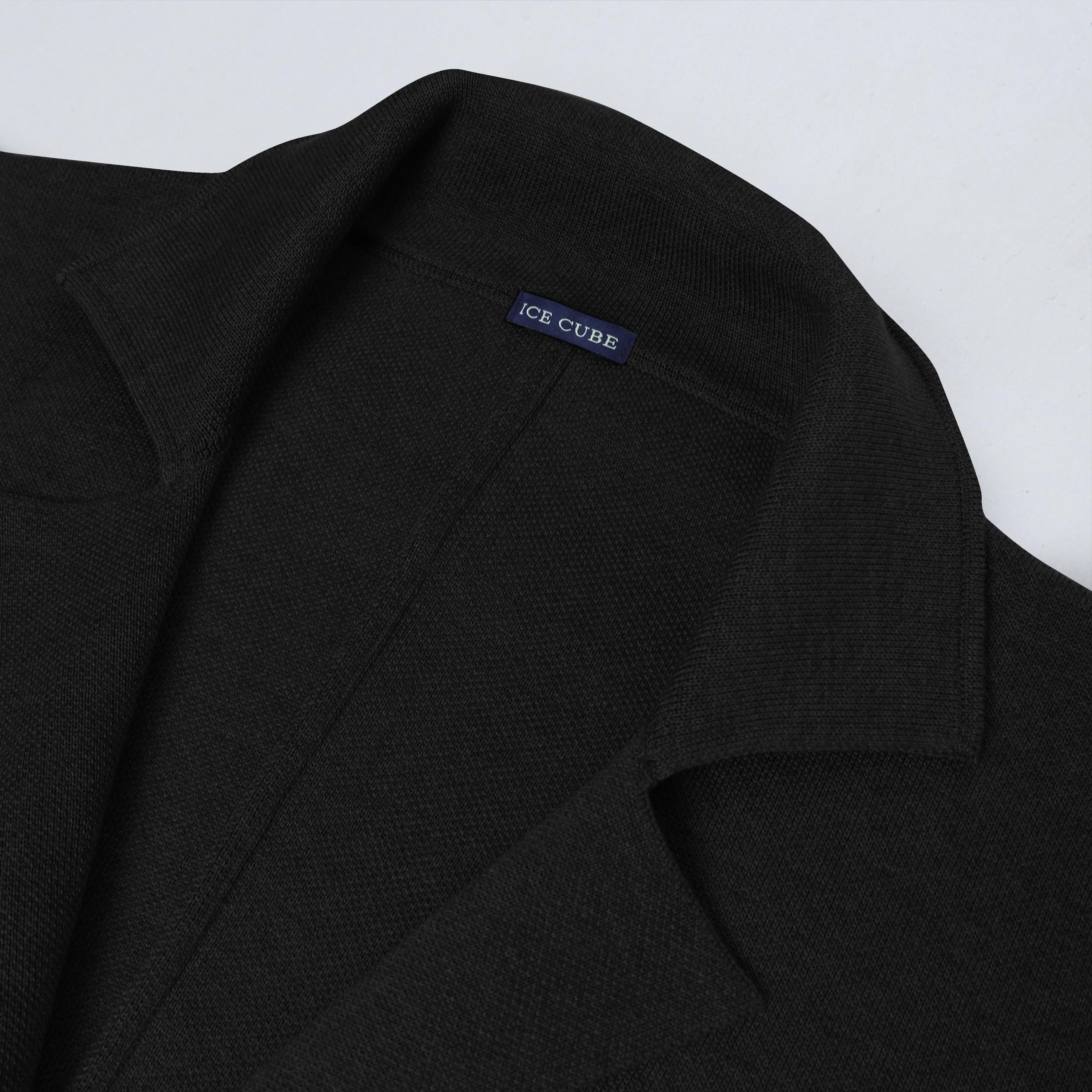 جاكيت رجالي محبوك مفتوح من الأمام Thumbnail 2