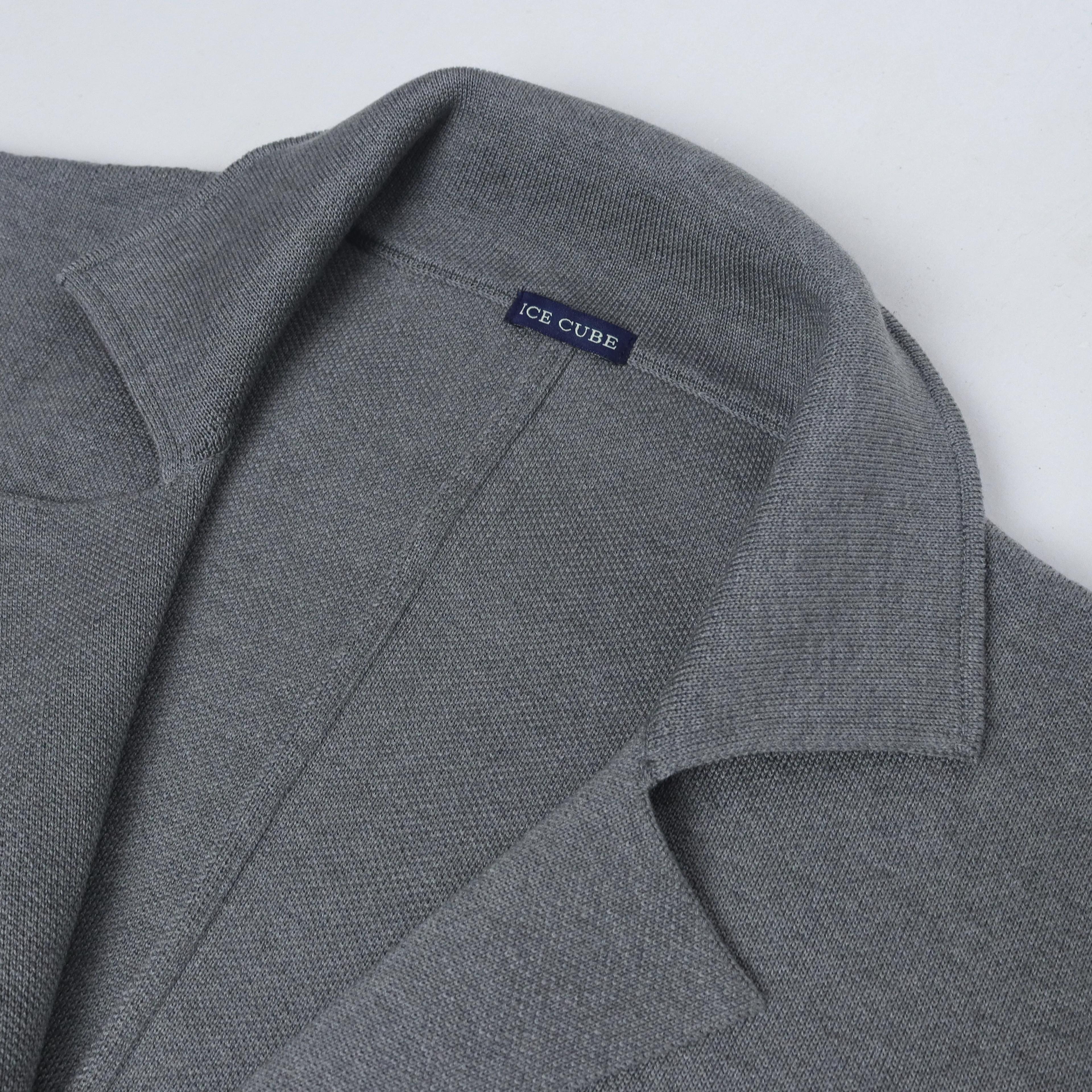 جاكيت رجالي محبوك مفتوح من الأمام Thumbnail 2