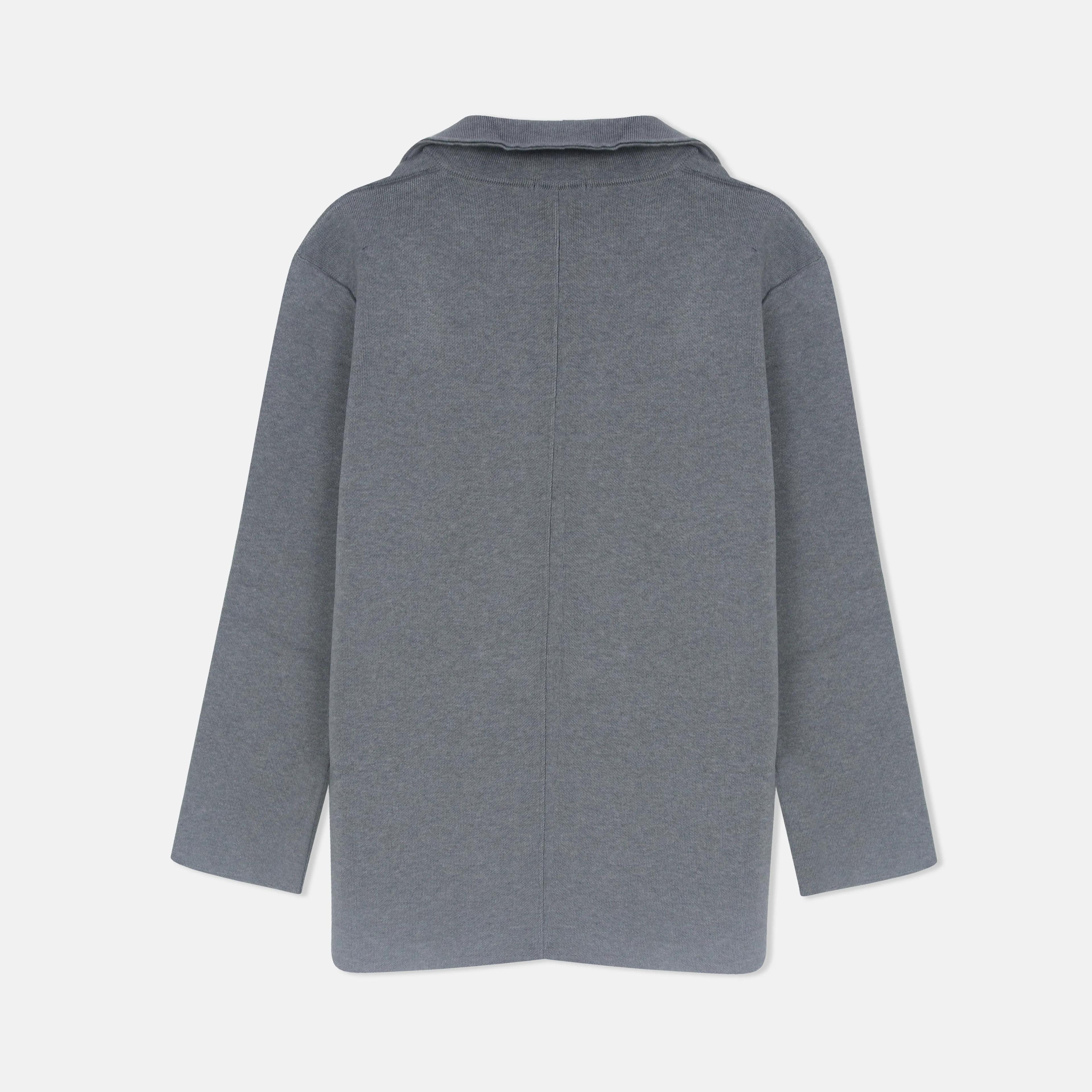 جاكيت رجالي محبوك مفتوح من الأمام Thumbnail 4