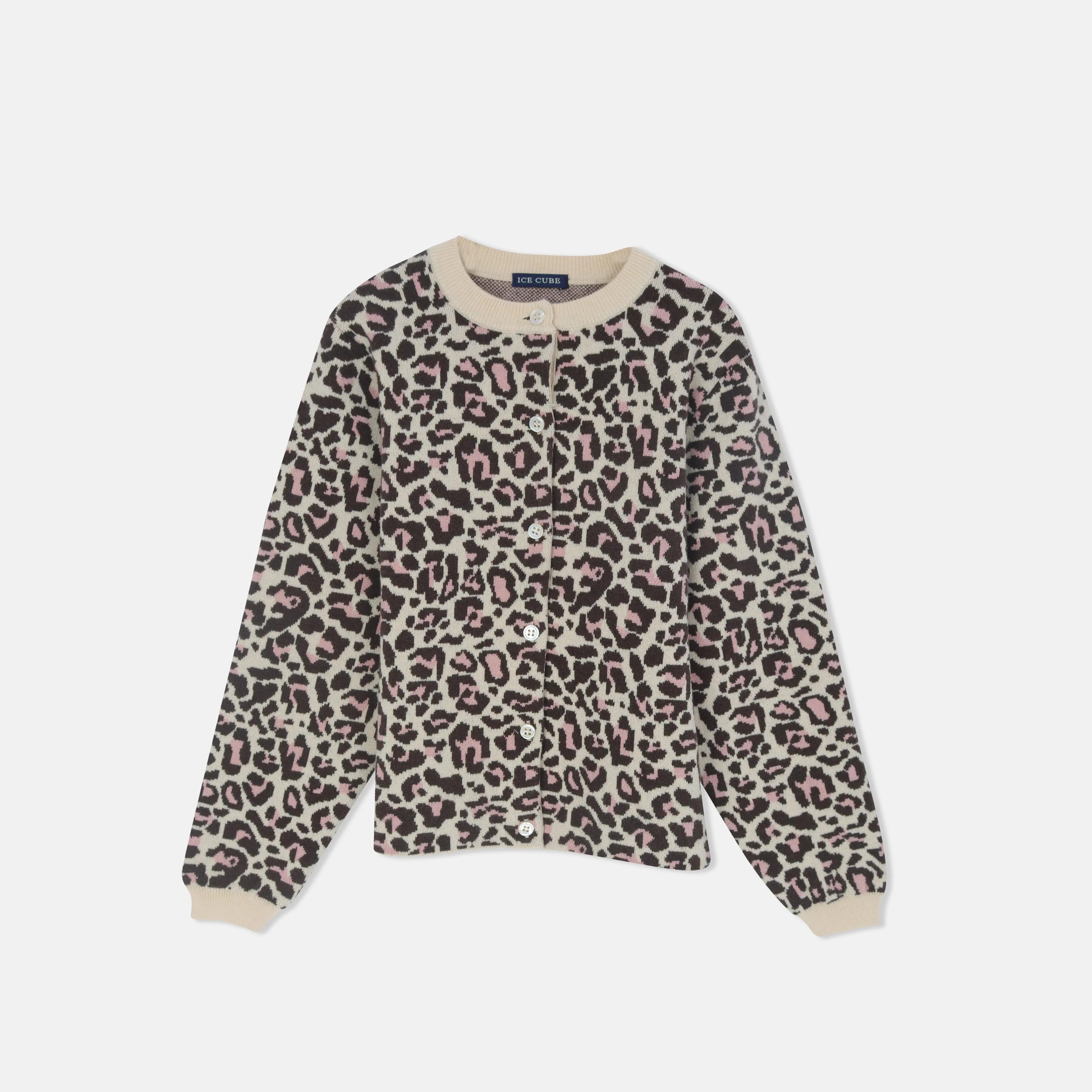 كارديجان محبوك بأزرار للبنات Thumbnail 1