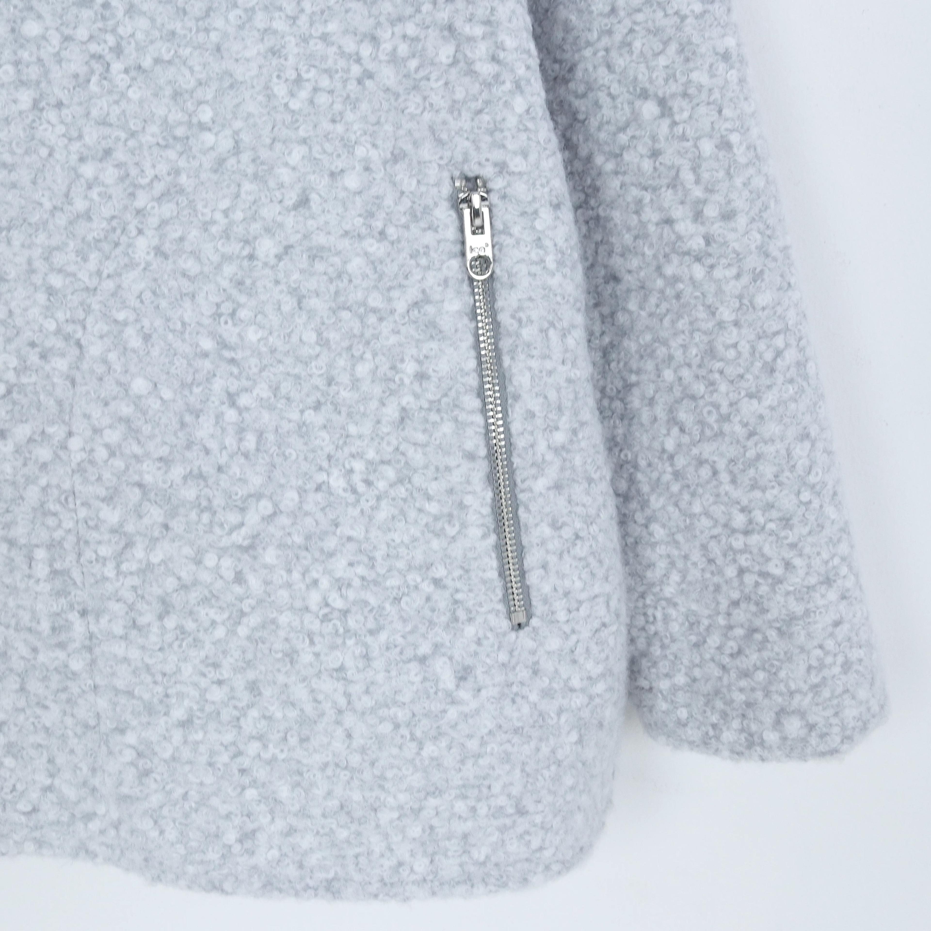 سترة بوكلي نسائية بسحاب كامل Thumbnail 3