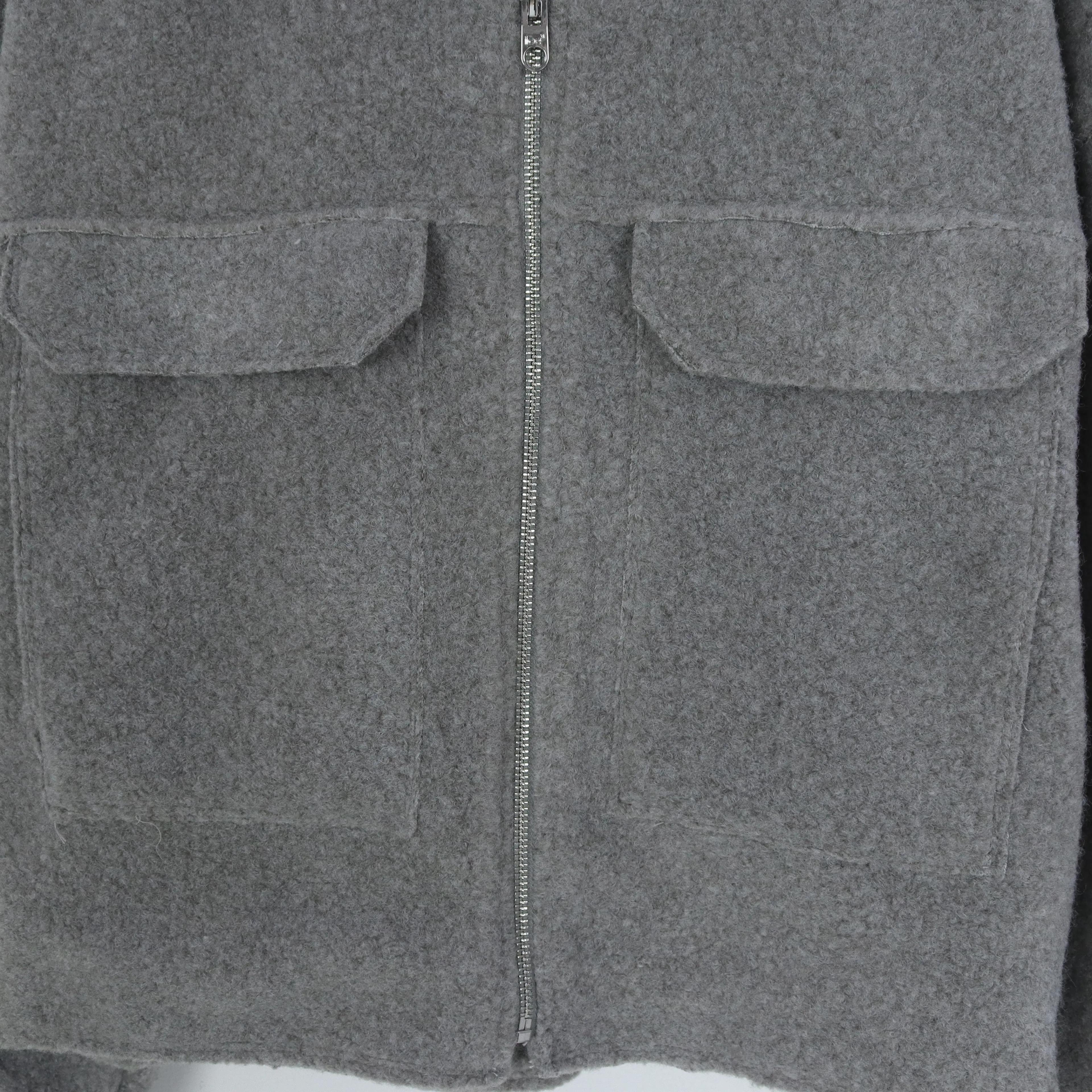 جاكيت نسائي كاجوال بفرو ناعم Thumbnail 3