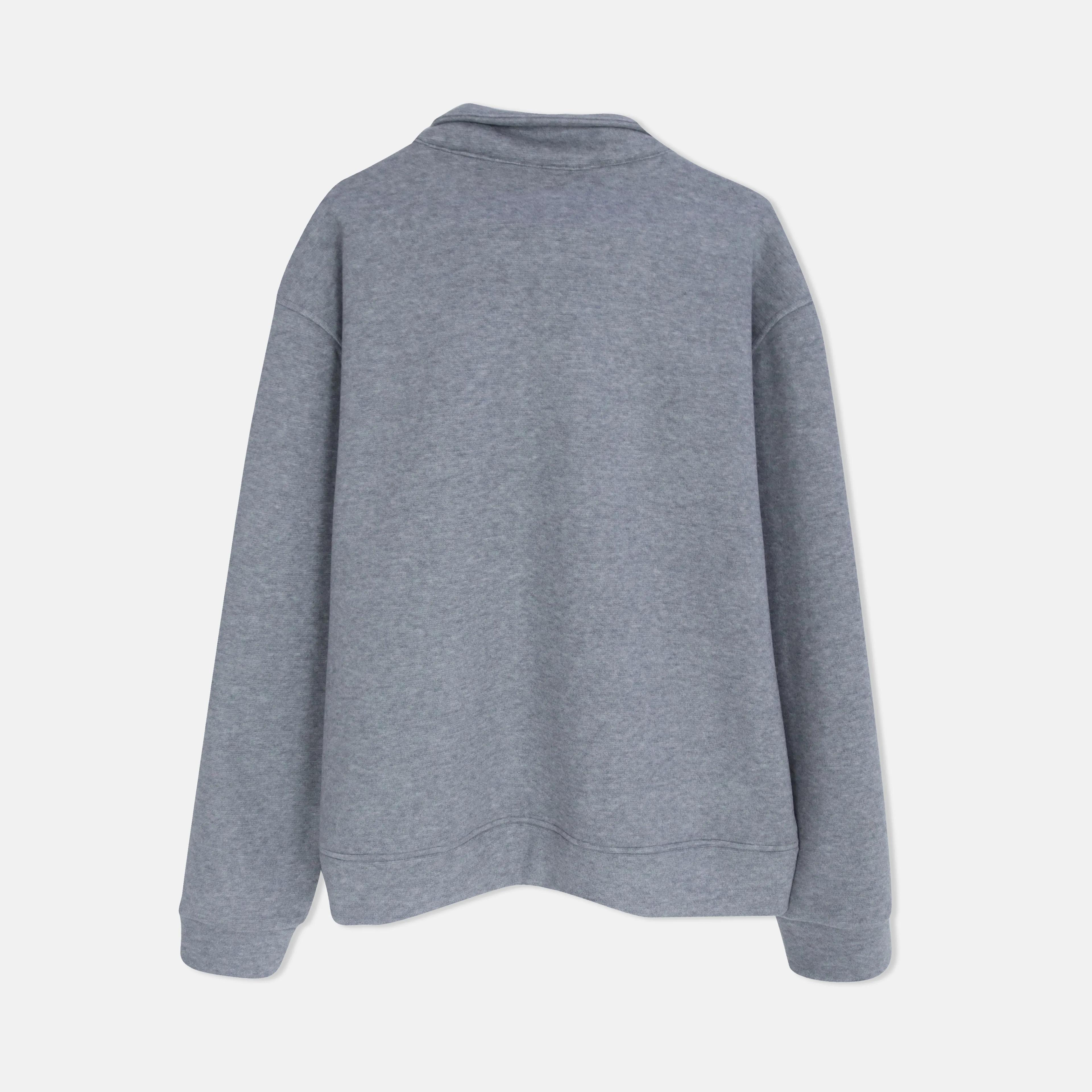 جاكيت رجالي كاجوال بسحاب كامل وياقة قائمة Thumbnail 4