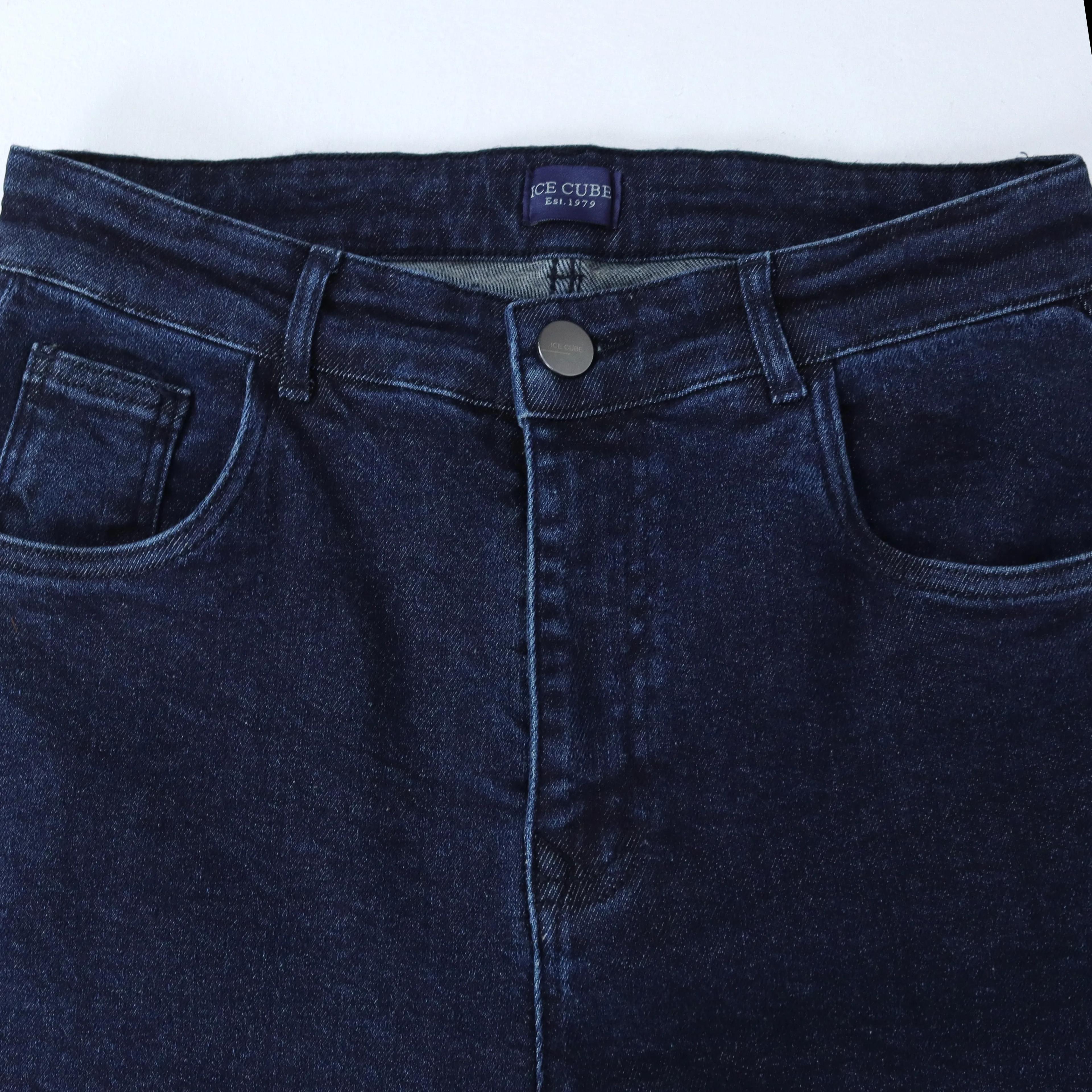 بنطلون جينز رجالي ضيق مطاطي Thumbnail 2