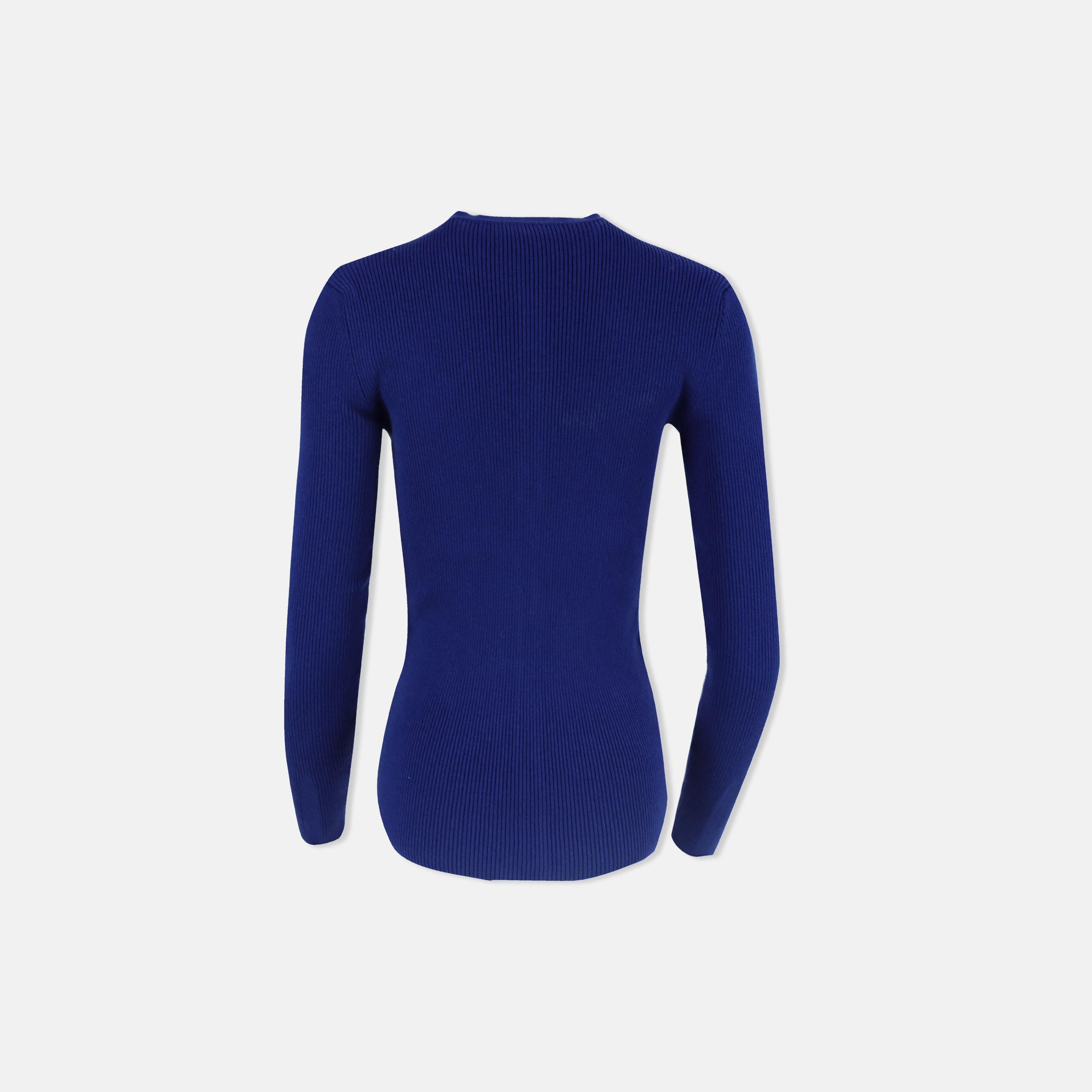 كارديجان نسائي محبوك برقبة دائرية Thumbnail 3