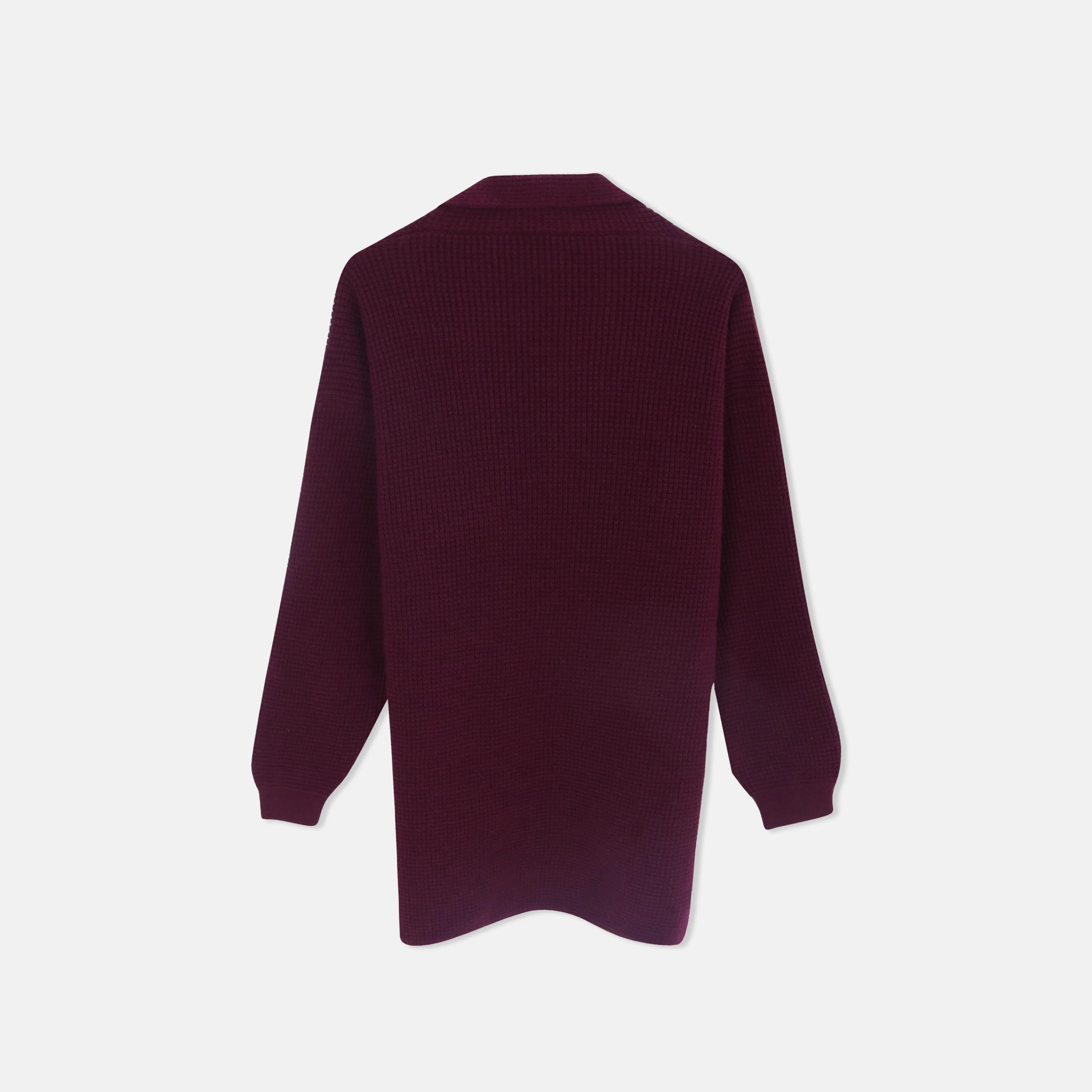 جاكيت صوف محبوكة للنساء Thumbnail 3