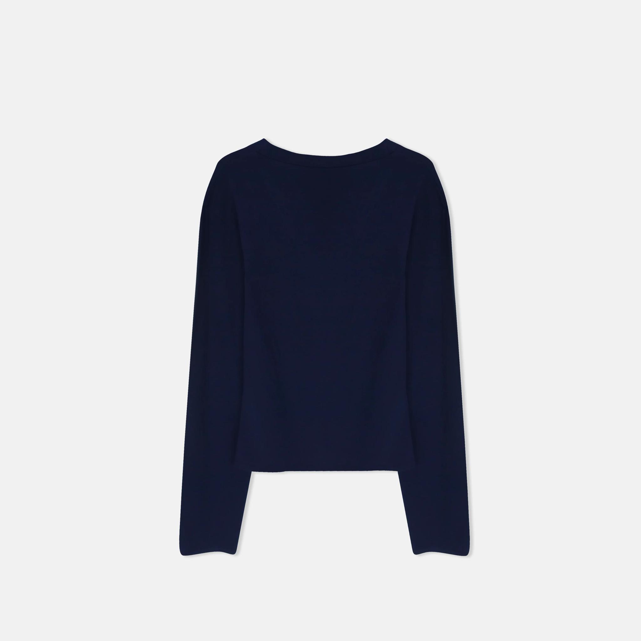 Women’s V-Neck Rayon-Blend Knit Cardigan media preview 4