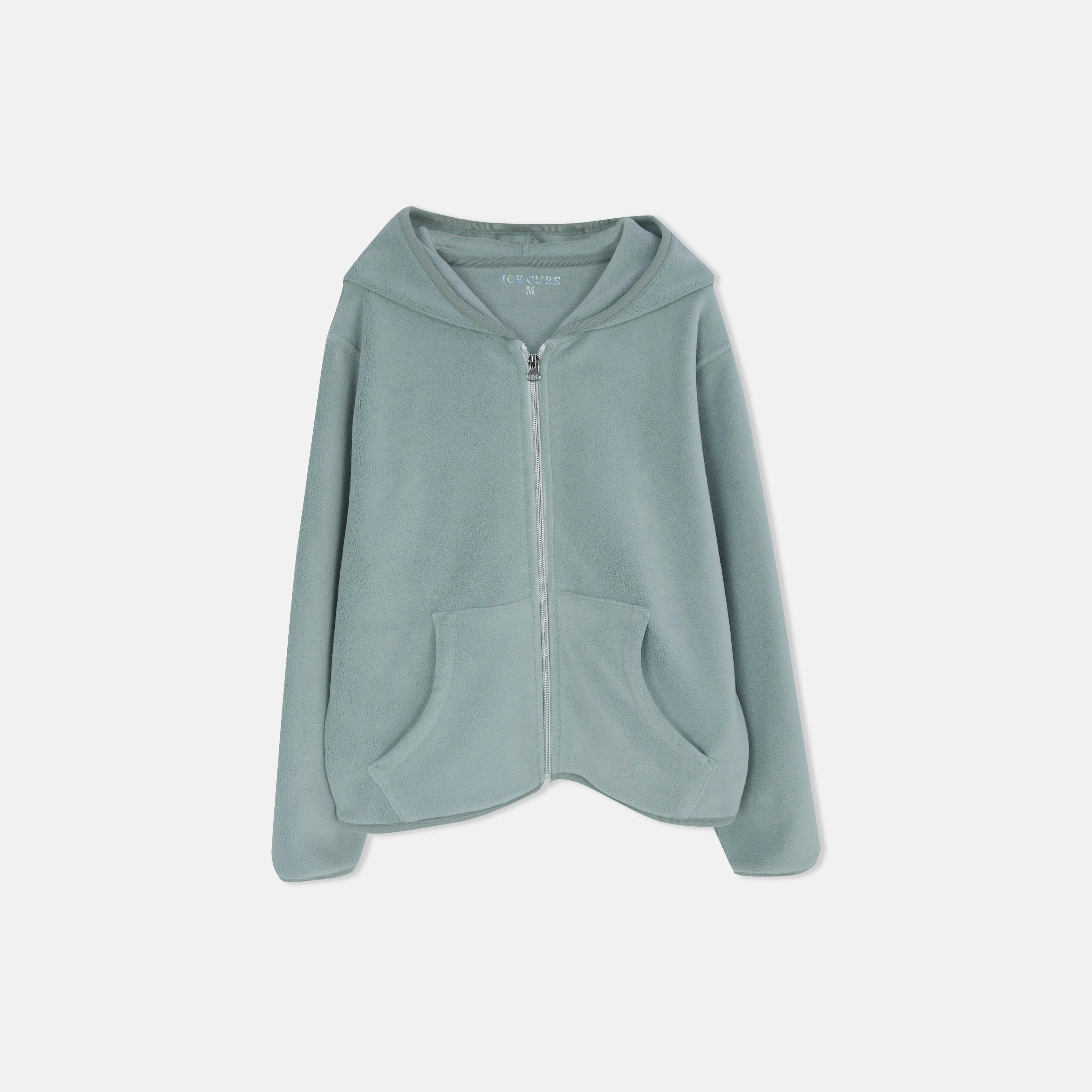 جاكيت أطفال بسحاب كامل وغطاء للرأس Thumbnail 1