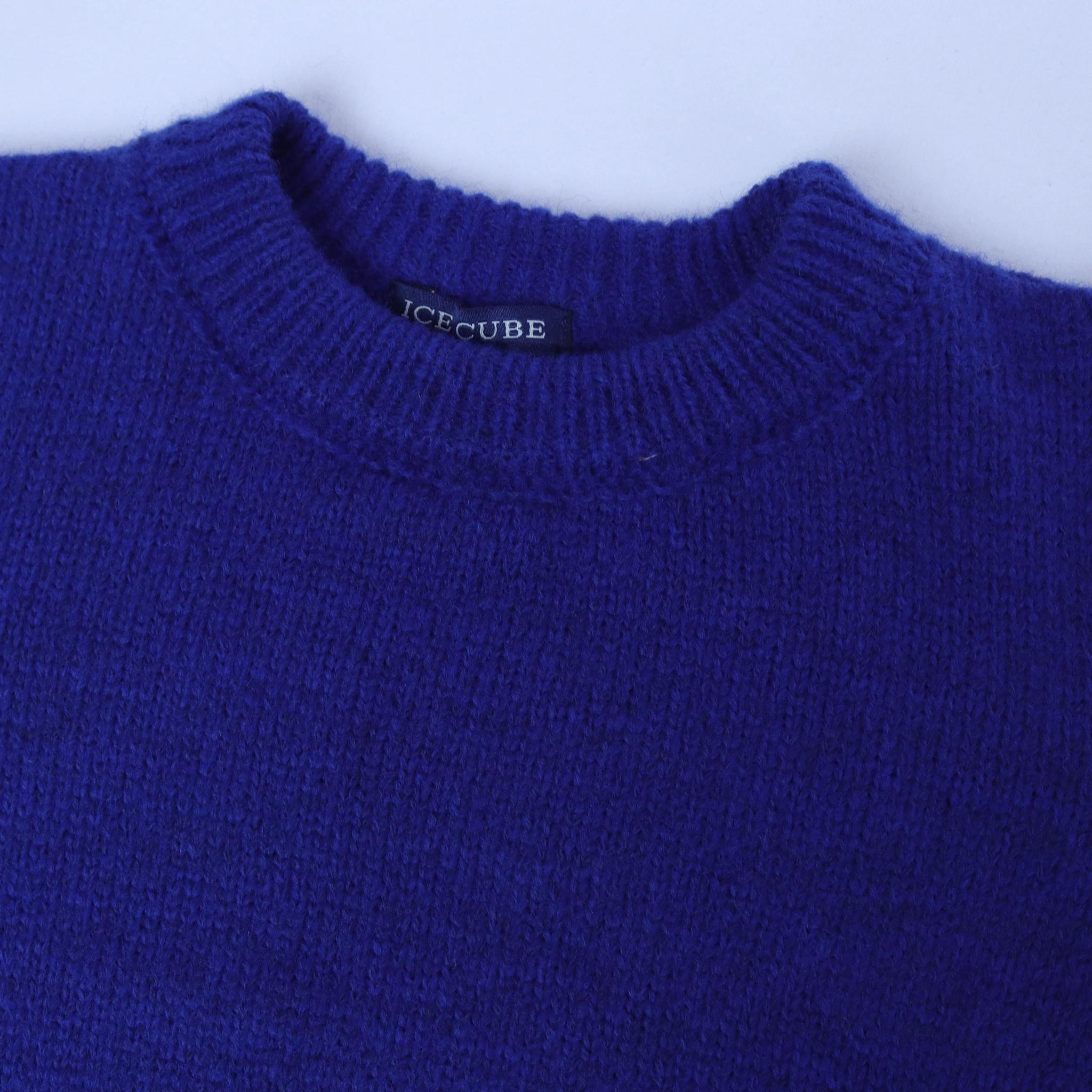 كنزة صوفية مريحة للأولاد برقبة دائرية media preview 2