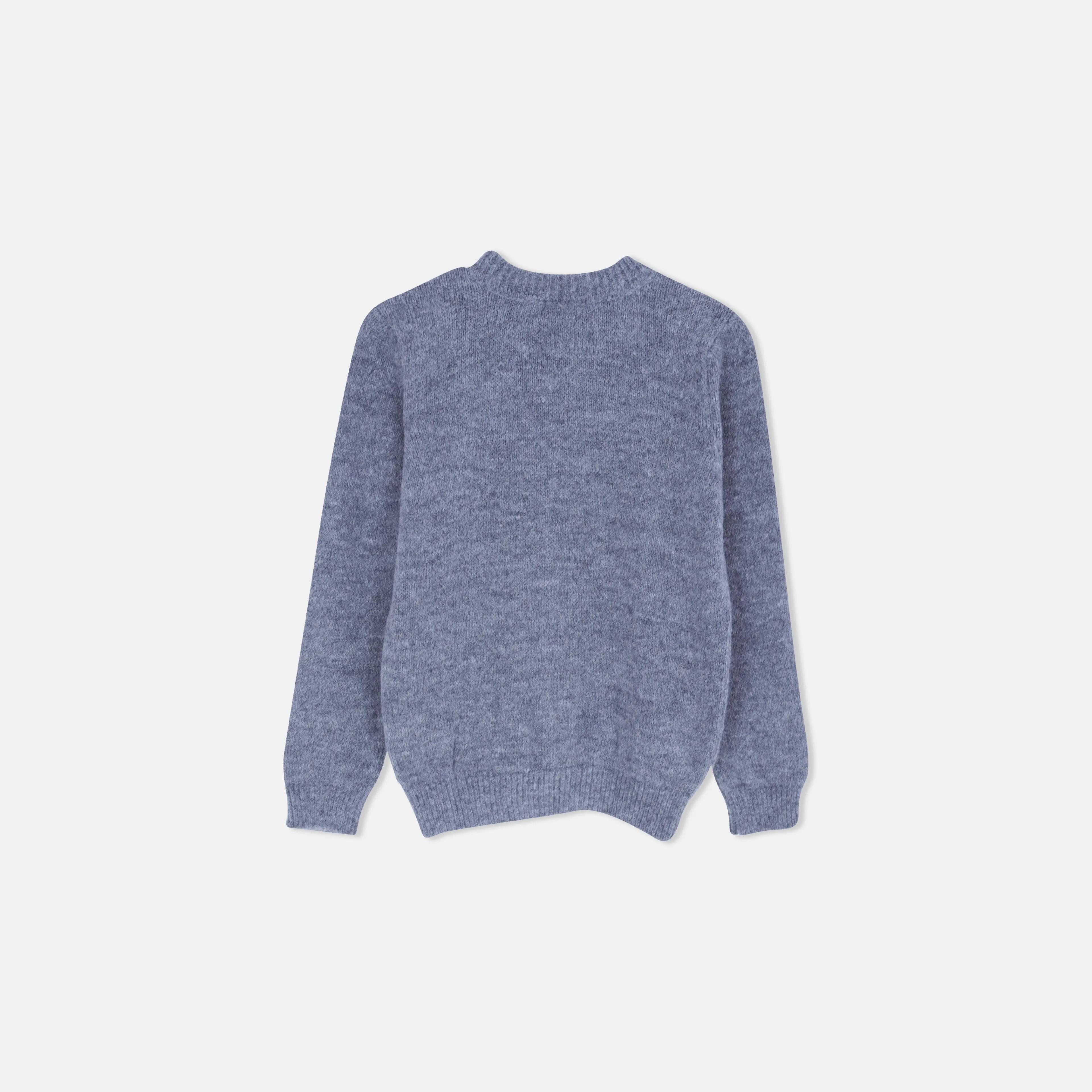 كنزة صوفية مريحة للأولاد برقبة دائرية Thumbnail 3