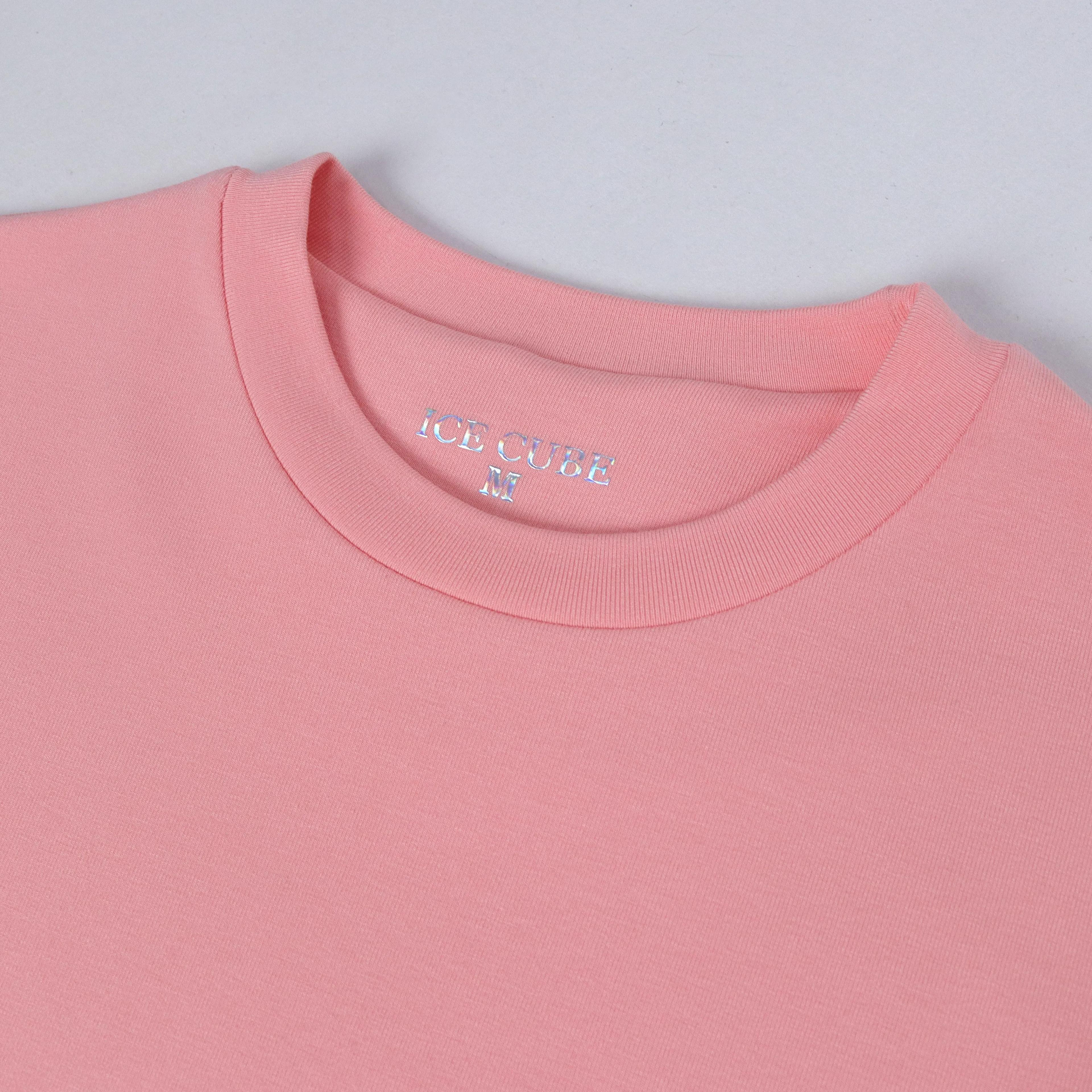 تيشيرت قطني نسائي بقصة مريحة وأكتاف منسدلة Thumbnail 2