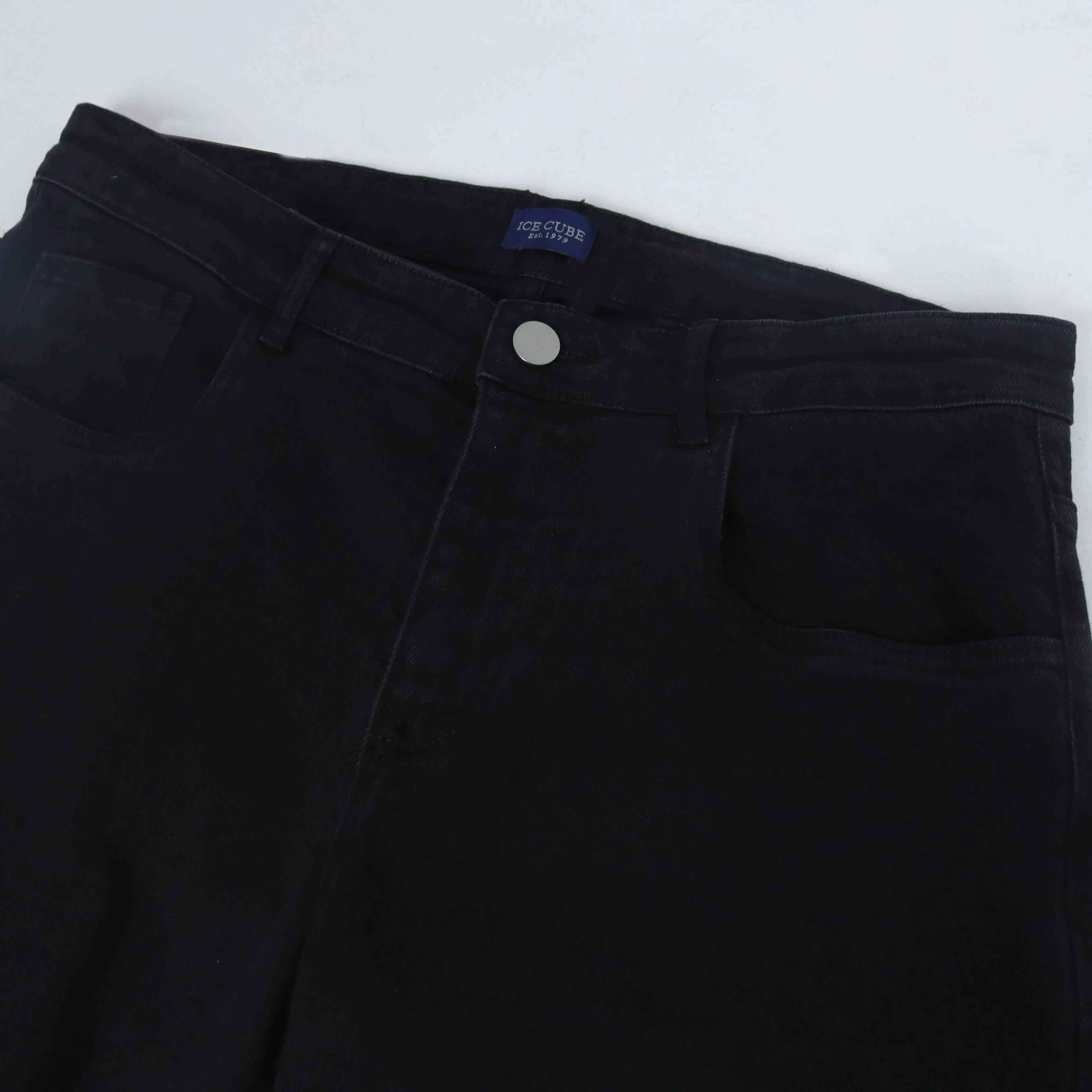 بنطلون جينز رجالي مريح بقصة مستقيمة Thumbnail 2