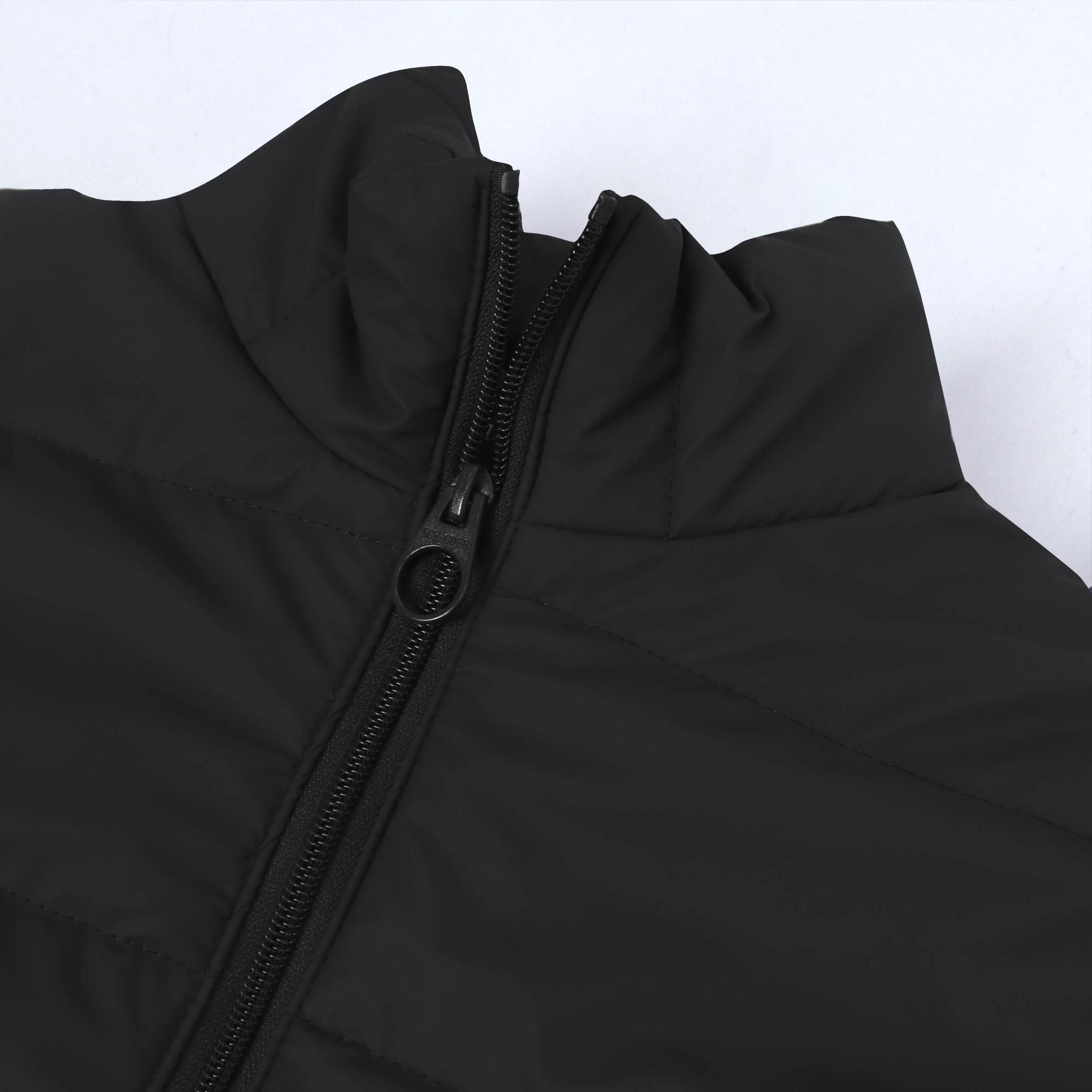 جاكيت رجالي مبطن بسحاب كامل وياقة عالية media preview 2