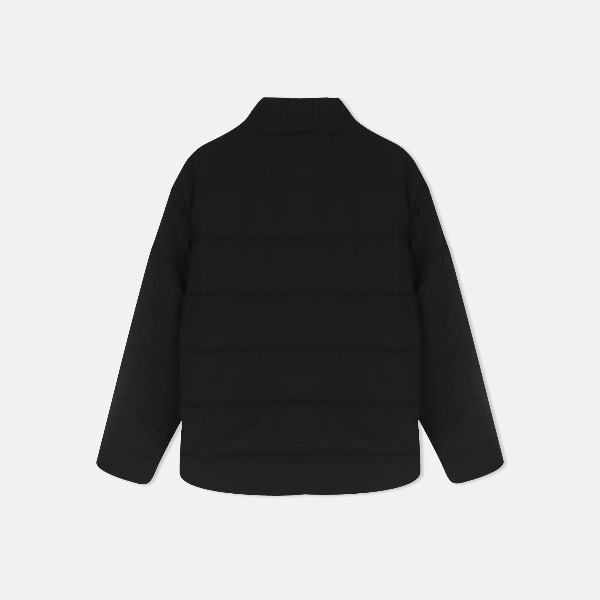 جاكيت رجالي مبطن بسحاب كامل وياقة عالية media preview 4