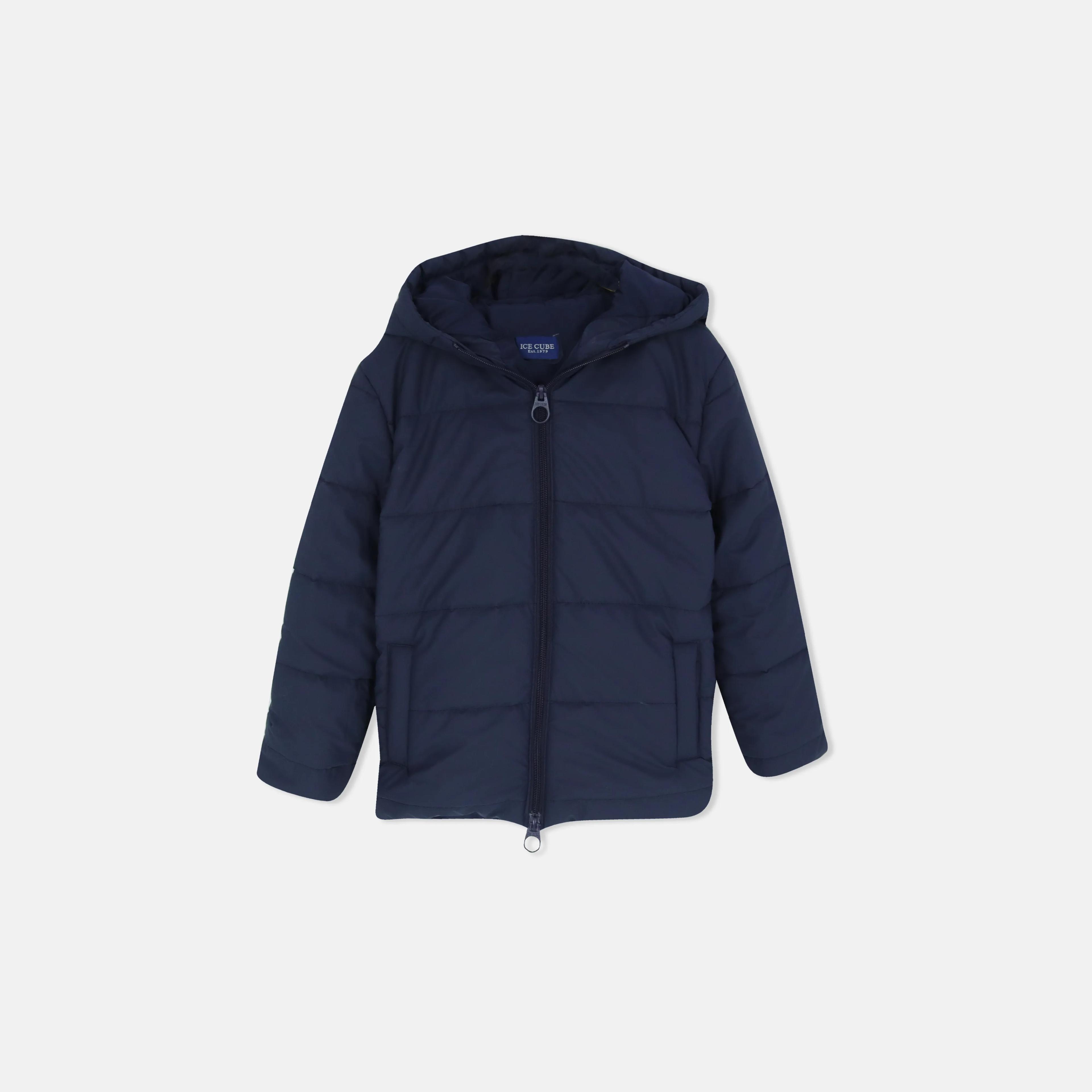 جاكيت شتوي مبطن للأولاد مزود بغطاء للرأس Thumbnail 1