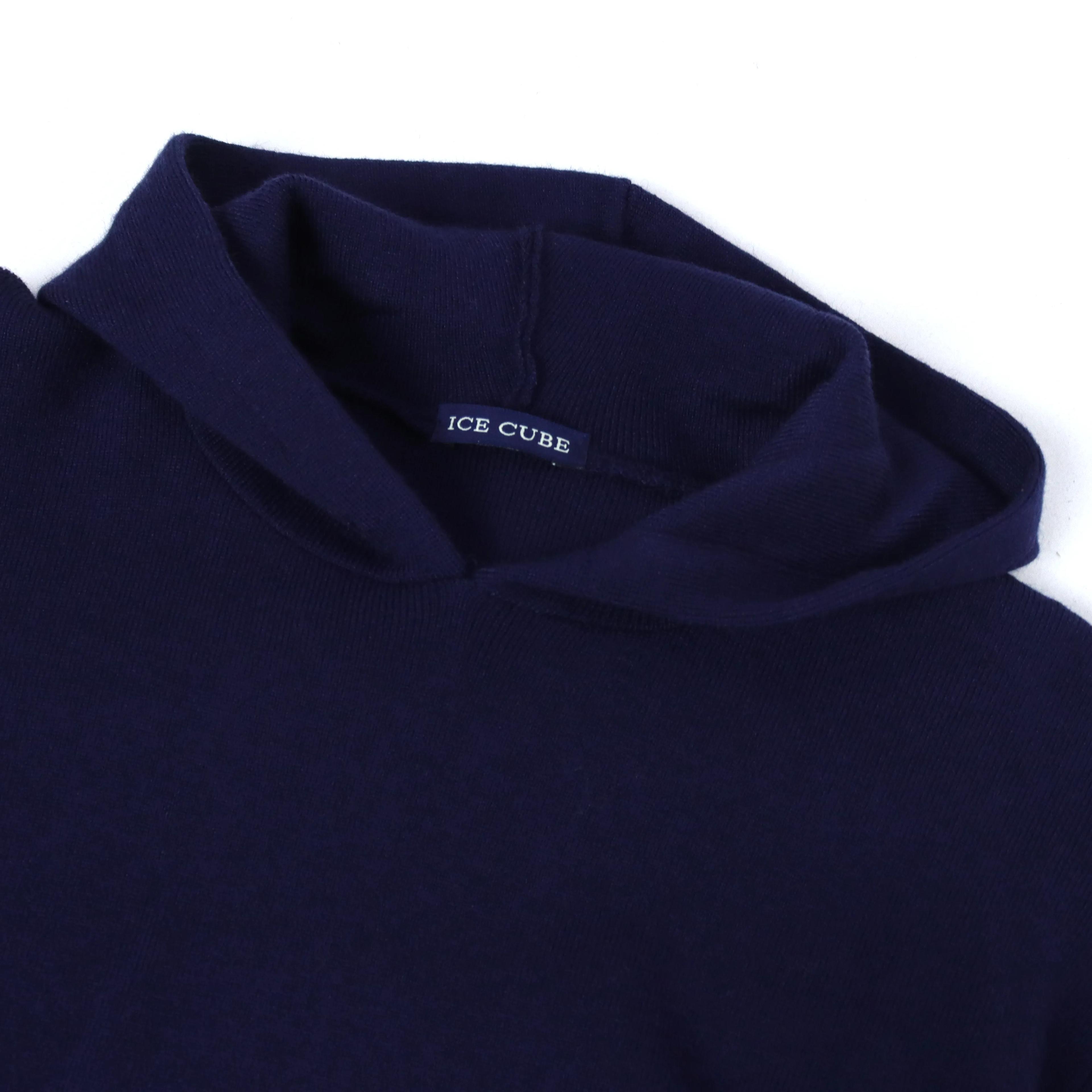 سترة بغطاء رأس ناعمة الملمس للأولاد مع جيب أمامي Thumbnail 2