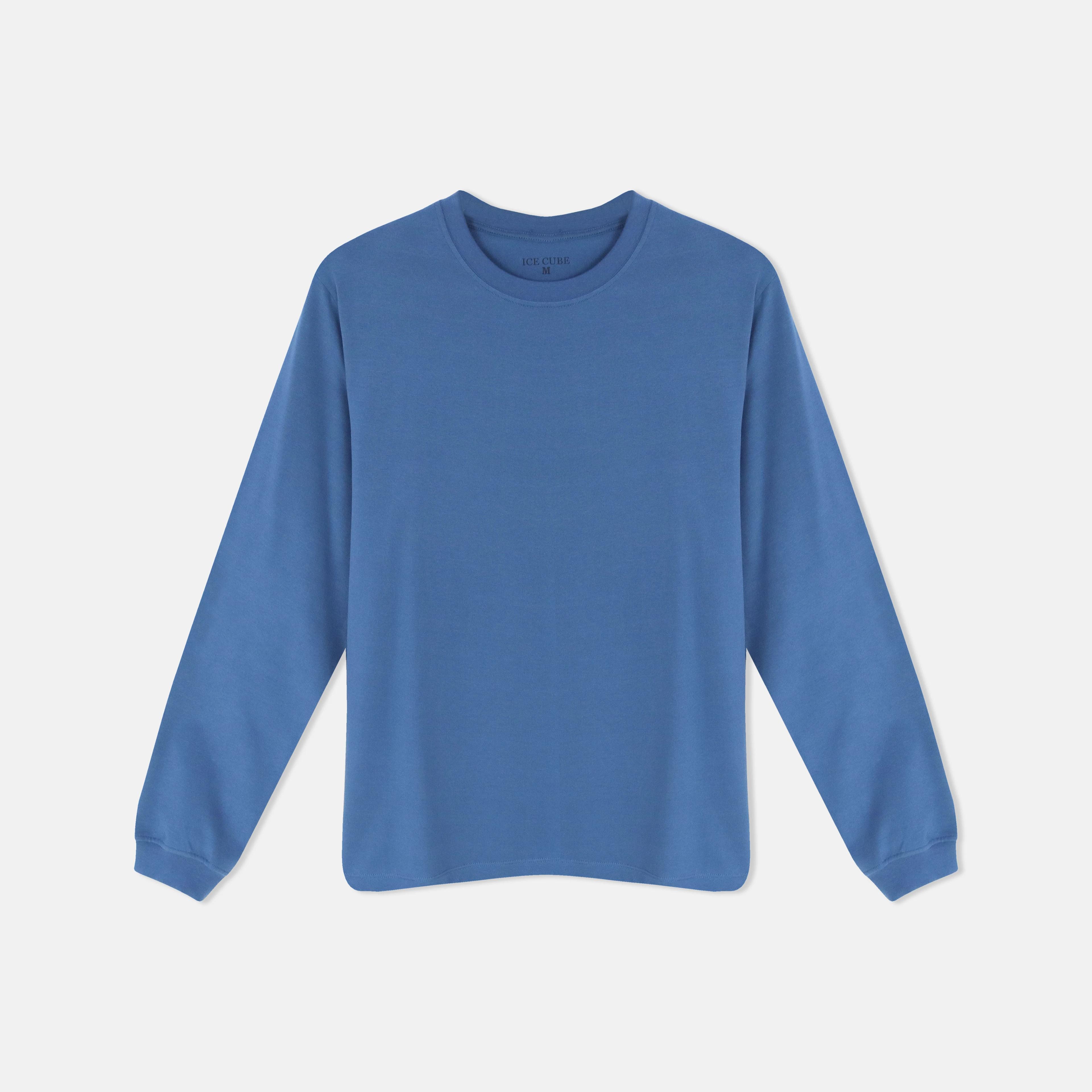 كنزة رجالية بأكمام طويلة ورقبة دائرية Thumbnail 1