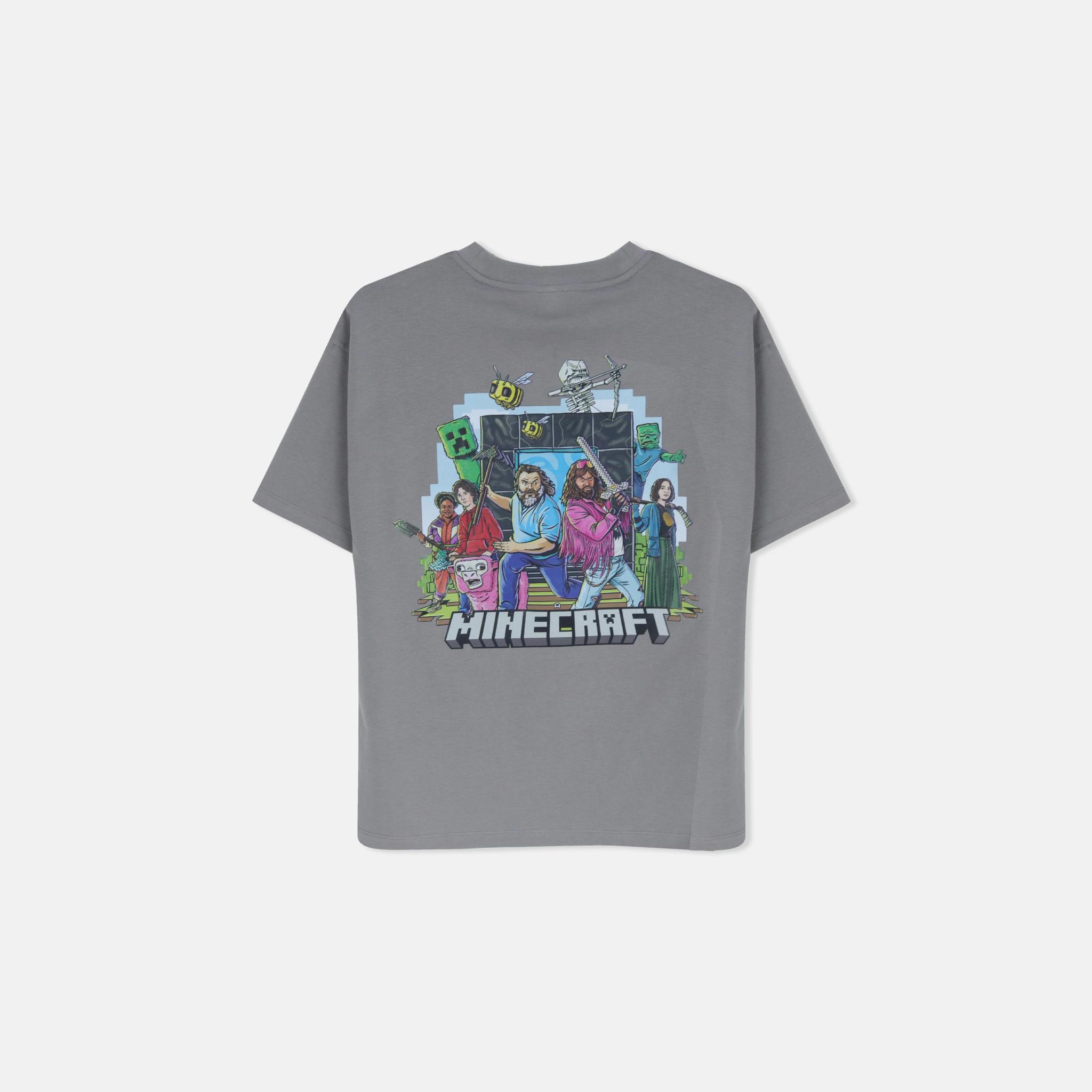 تيشيرت للأولاد برسومات عالم ماينكرافت media preview 4