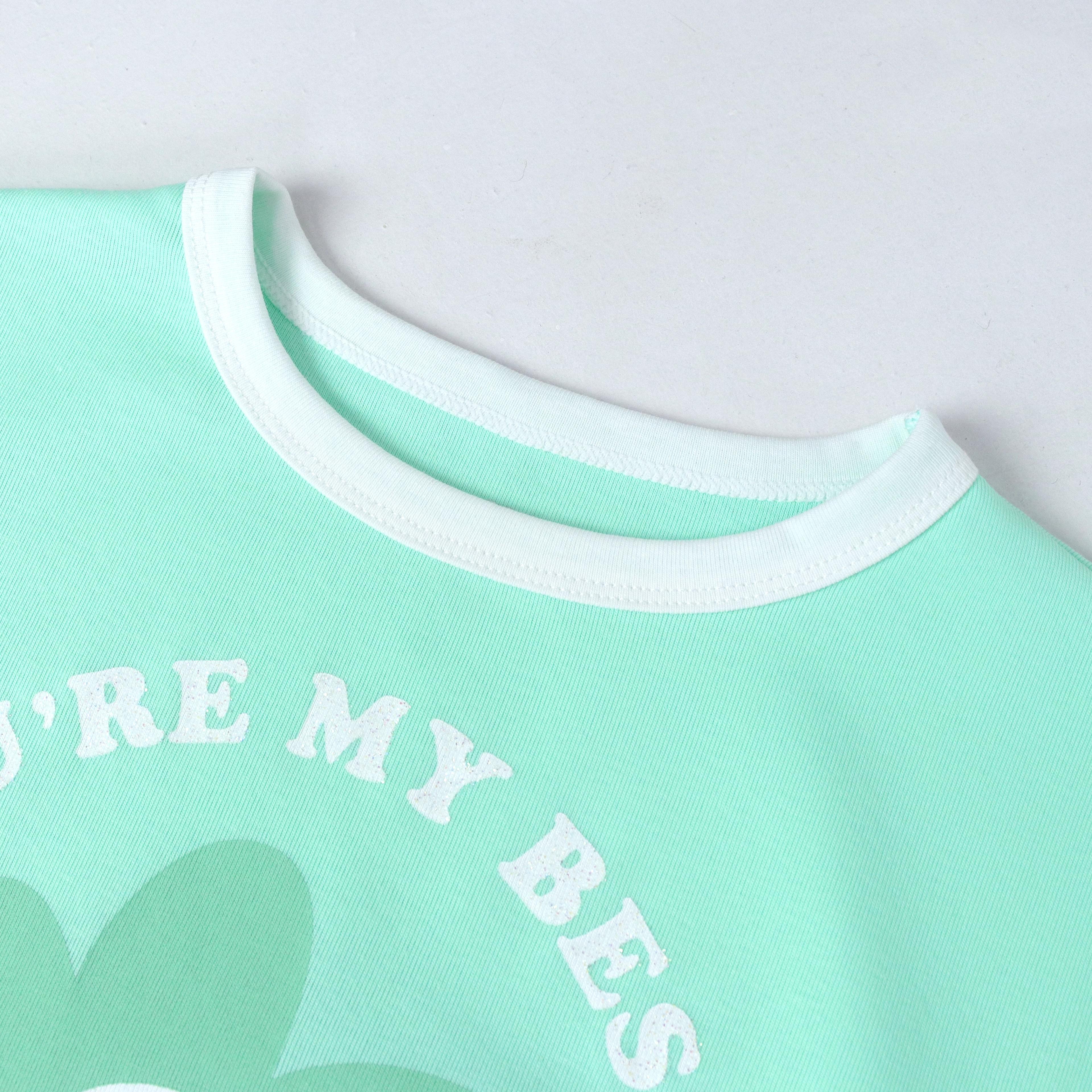 تيشيرت قطني ناعم مطبوع عليه زهور Thumbnail 2