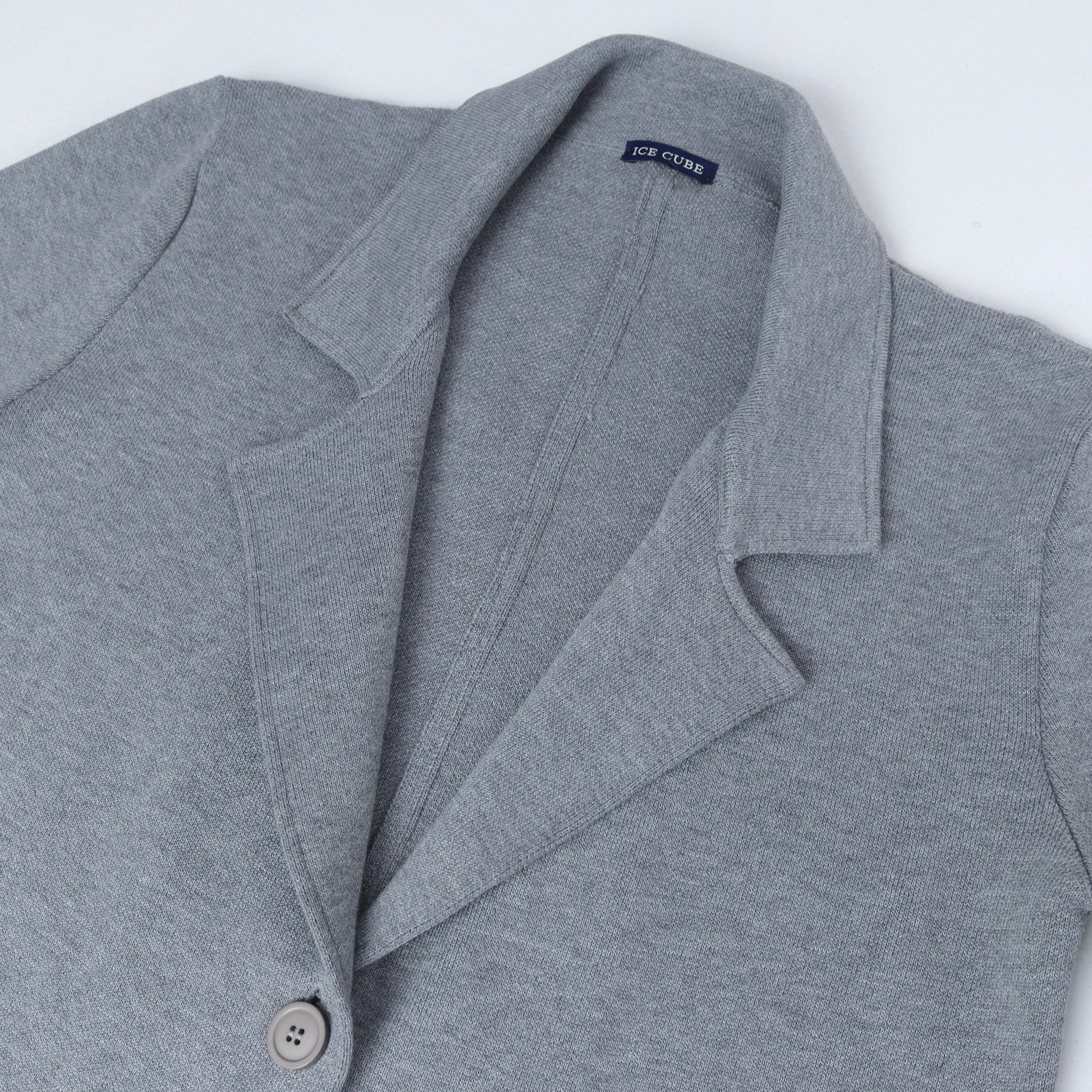 معطف نسائي طويل محبوك بياقة مفتوحة media preview 2