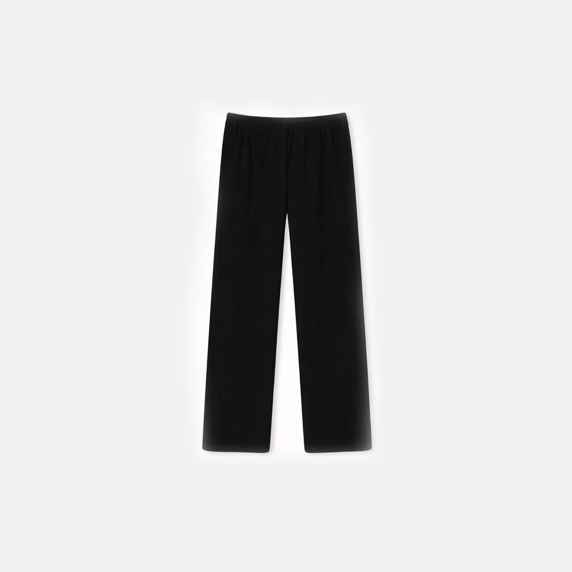 بنطلون واسع الساقين مضلع للبنات Thumbnail 4