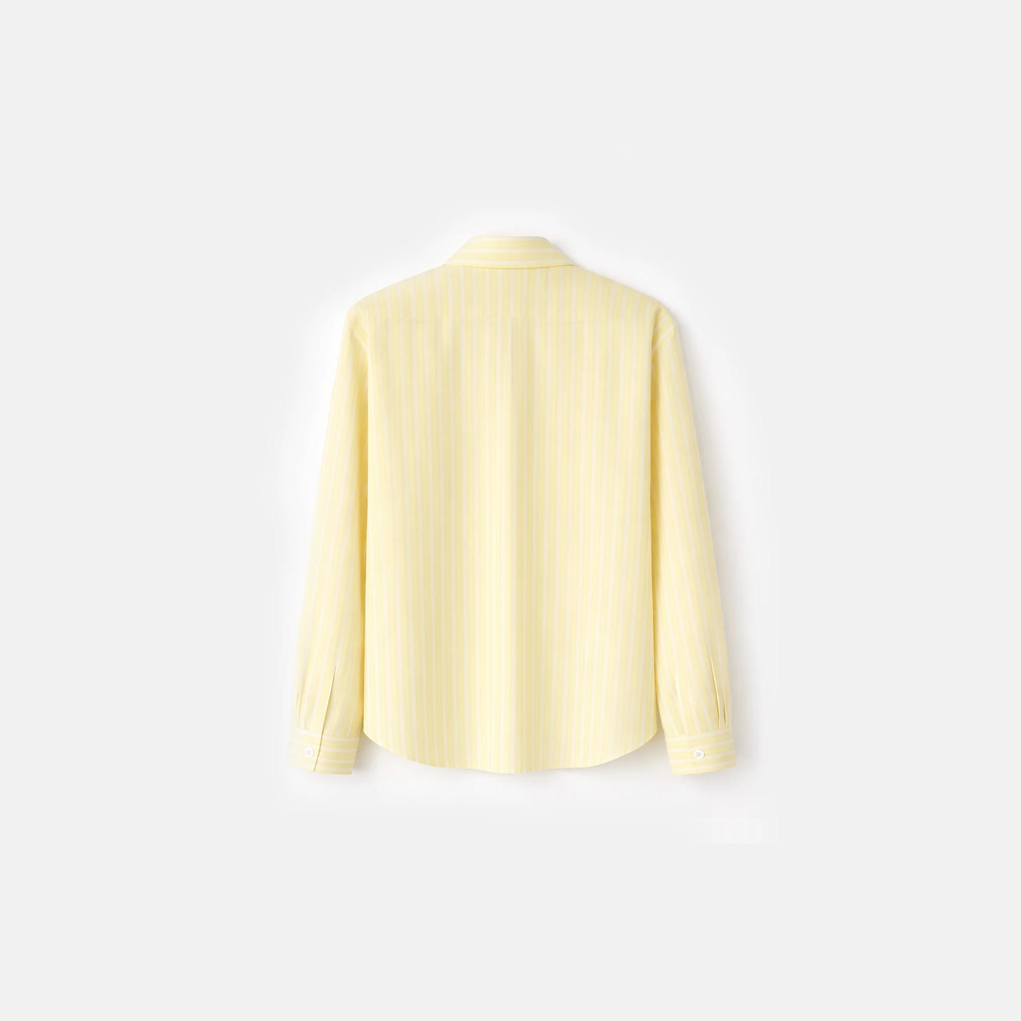 Women's striped shirt with hidden buttons Thumbnail 3