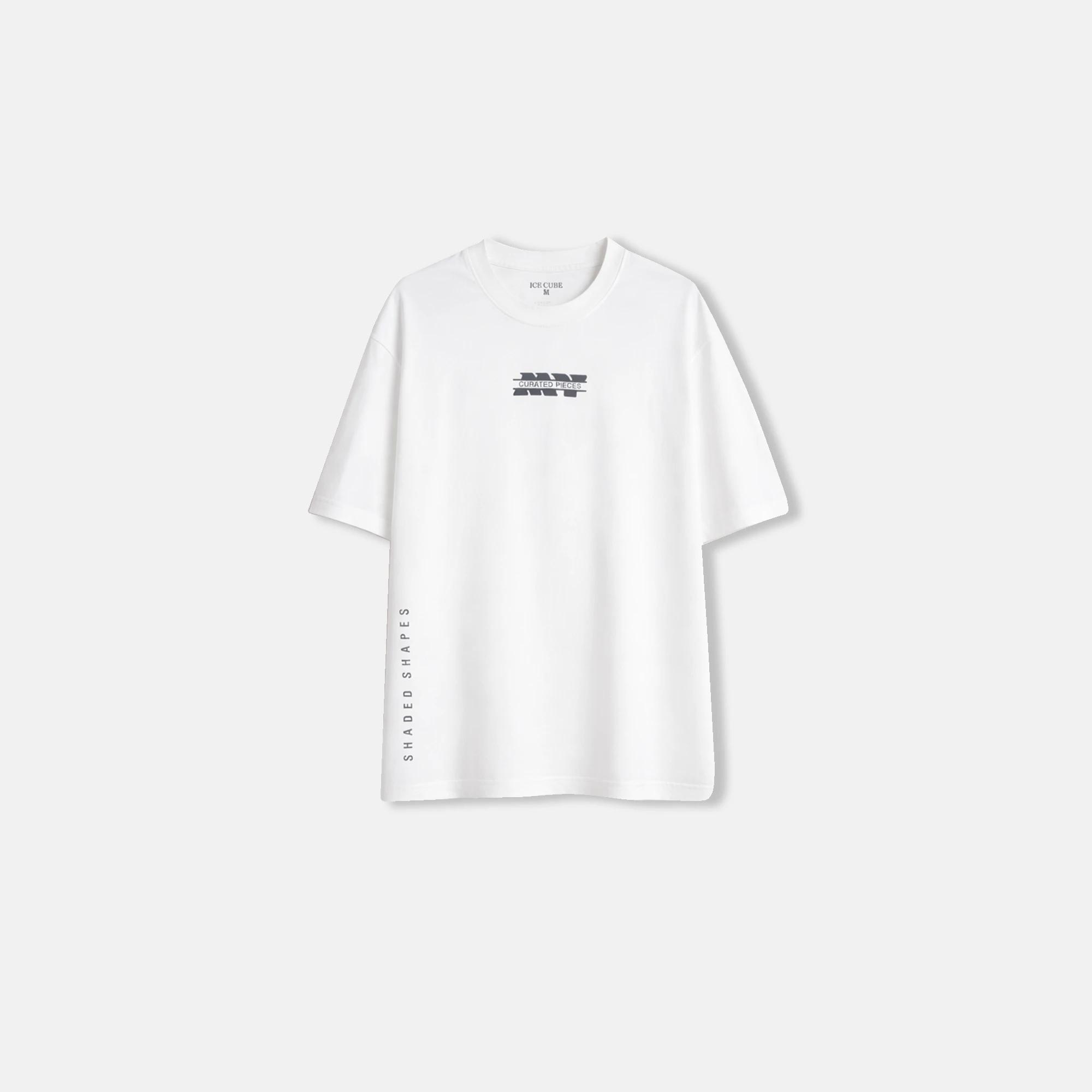 Men's White Graphic T-Shirt Thumbnail 1